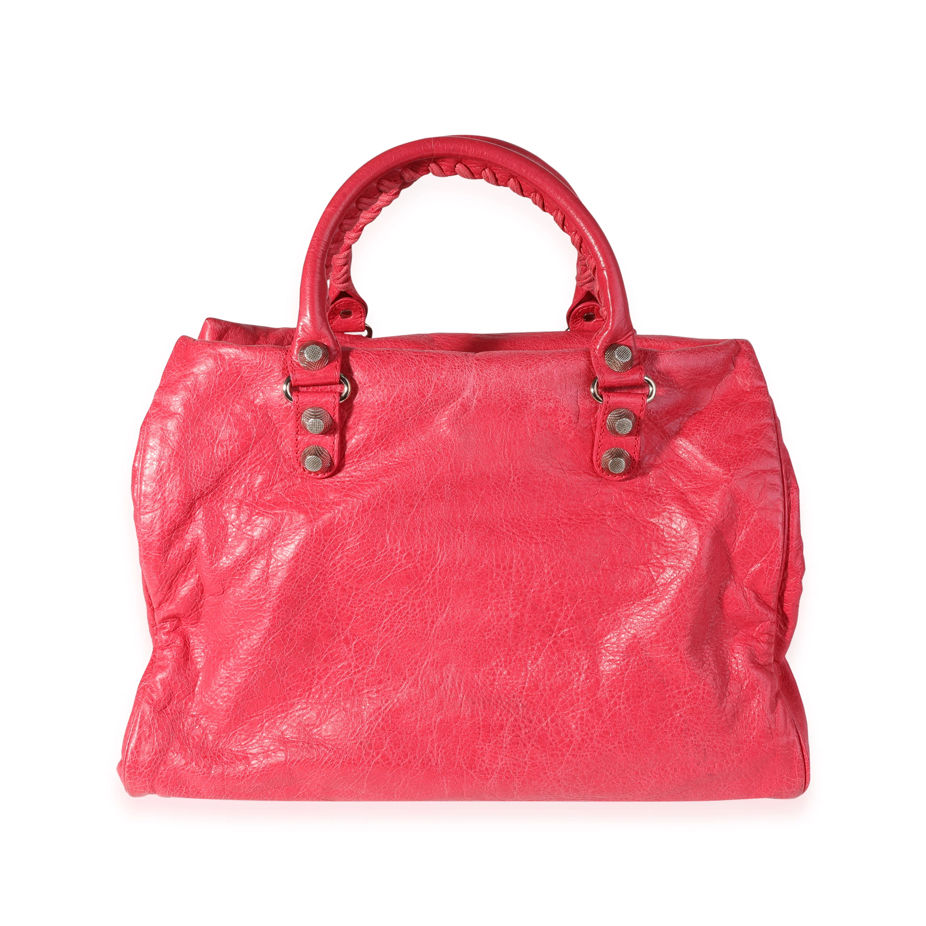 Balenciaga Rose Thulian Agneau Lambskin Giant 21 Midday Bag - Image 3