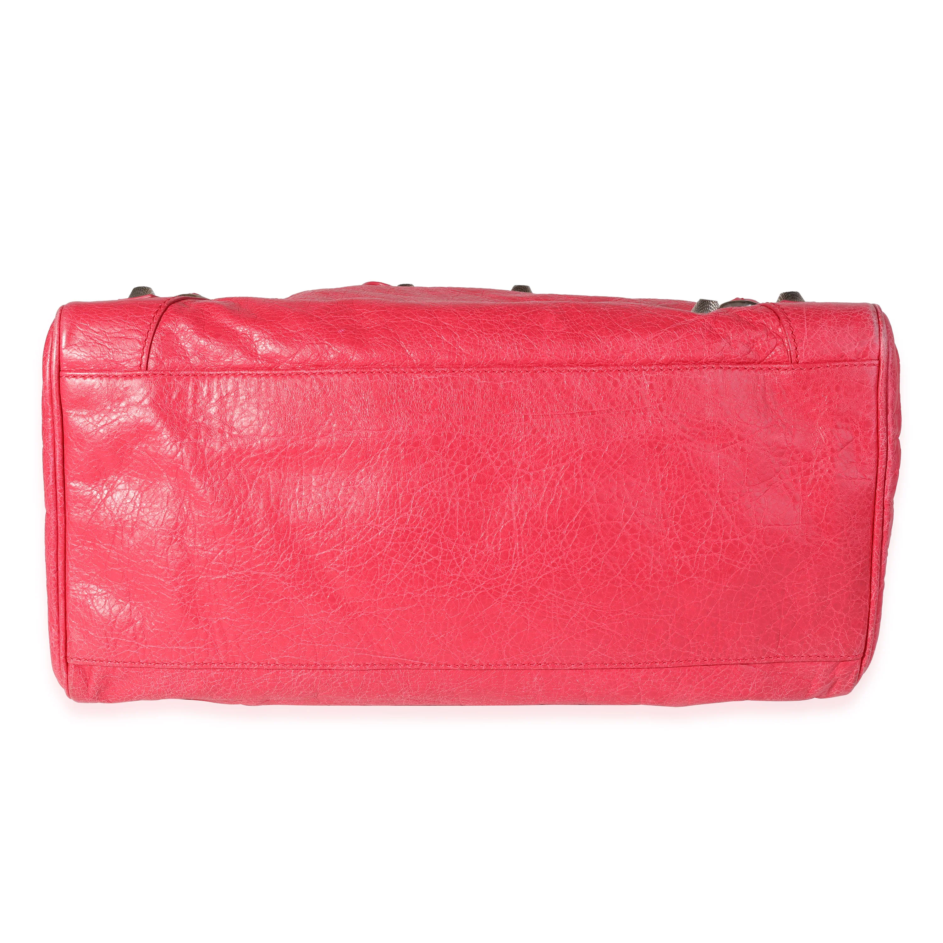 Balenciaga Rose Thulian Agneau Lambskin Giant 21 Midday Bag - Image 4