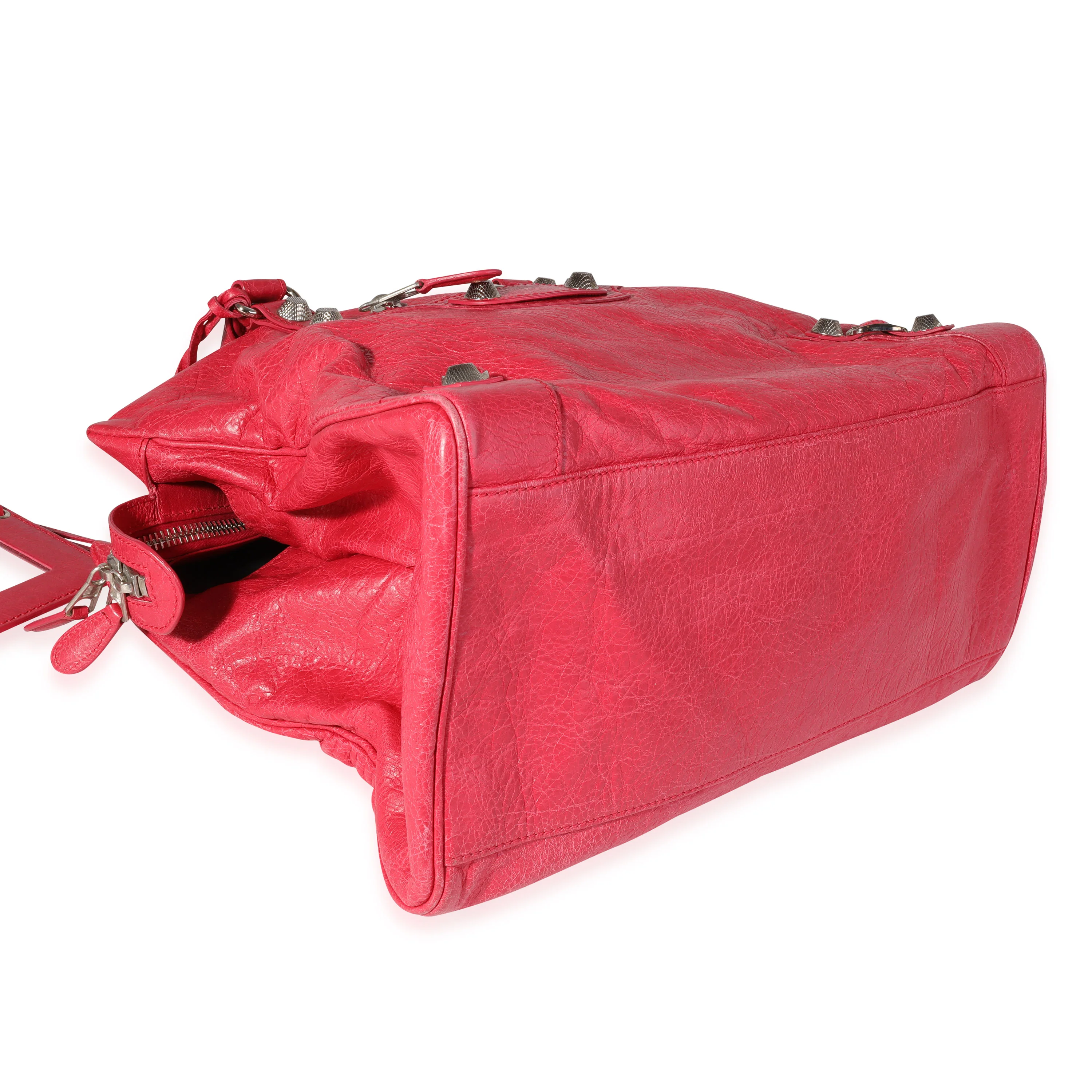 Balenciaga Rose Thulian Agneau Lambskin Giant 21 Midday Bag - Image 5