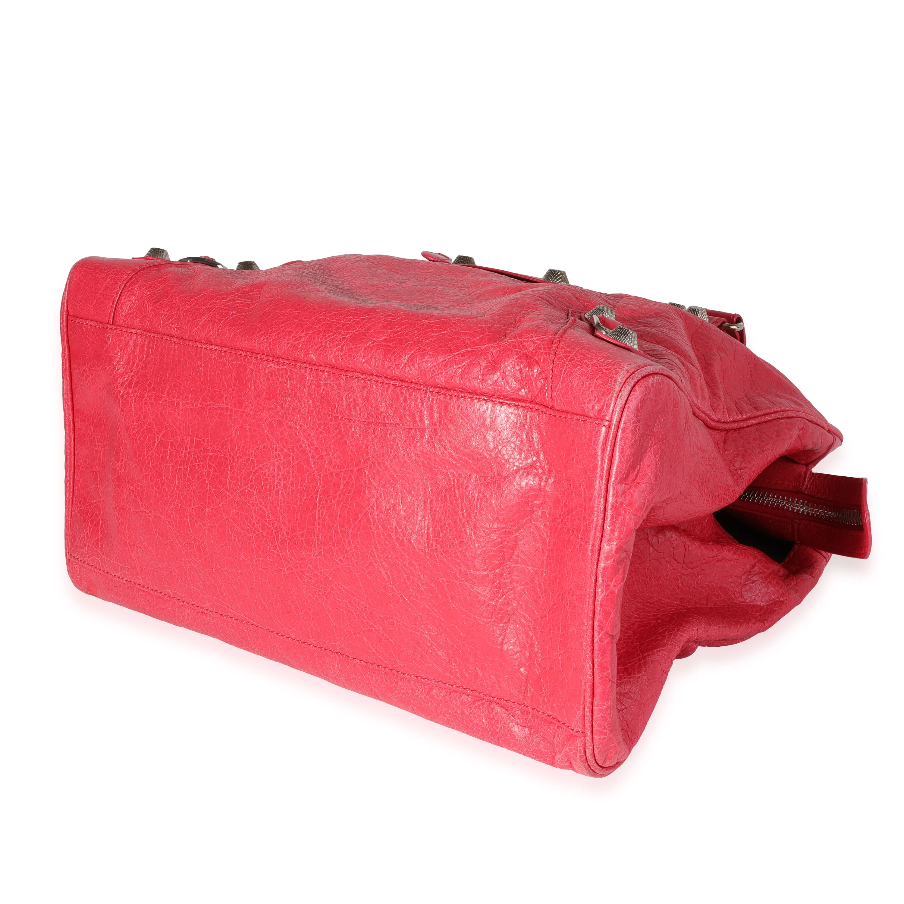 Balenciaga Rose Thulian Agneau Lambskin Giant 21 Midday Bag - Image 6