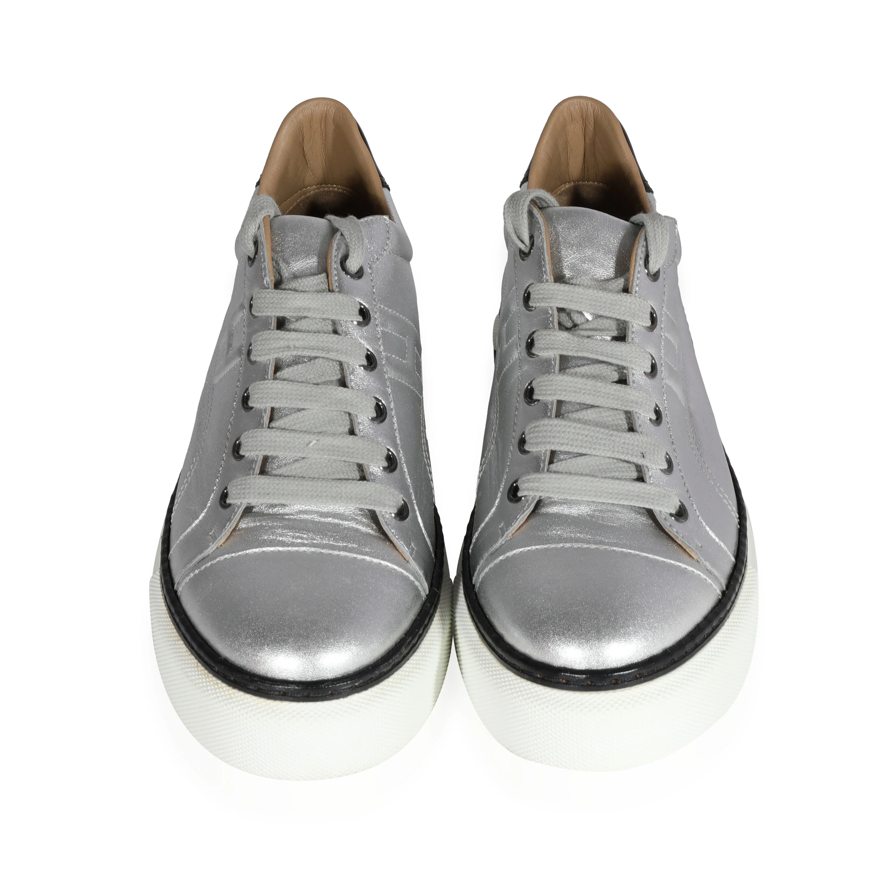 Hermès -  Hermes Voltage Sneaker Silver (38.5 EUR) - Image 3