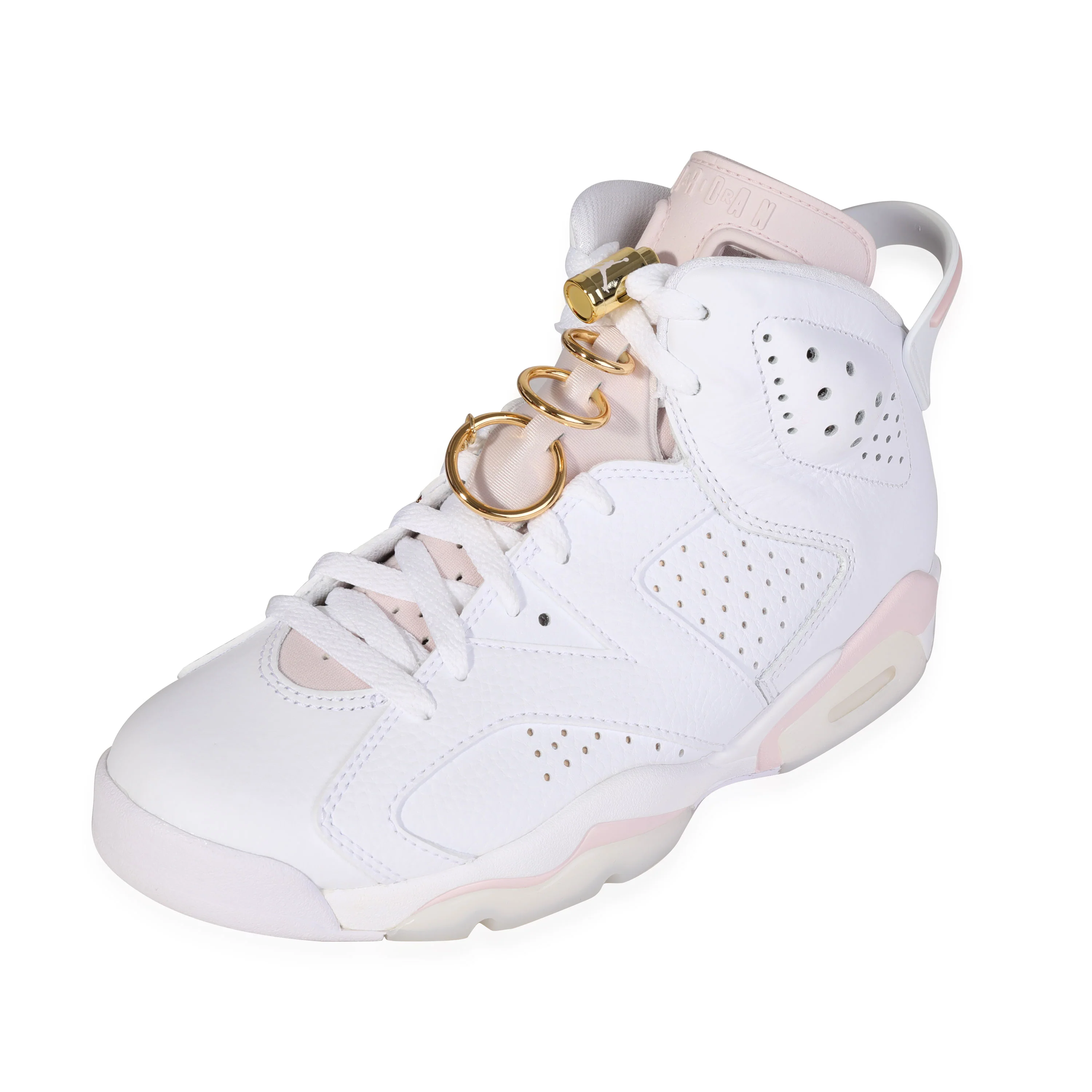 Air Jordan - Wmns Air Jordan 6 Retro Gold Hoops (7 US) - Image 2