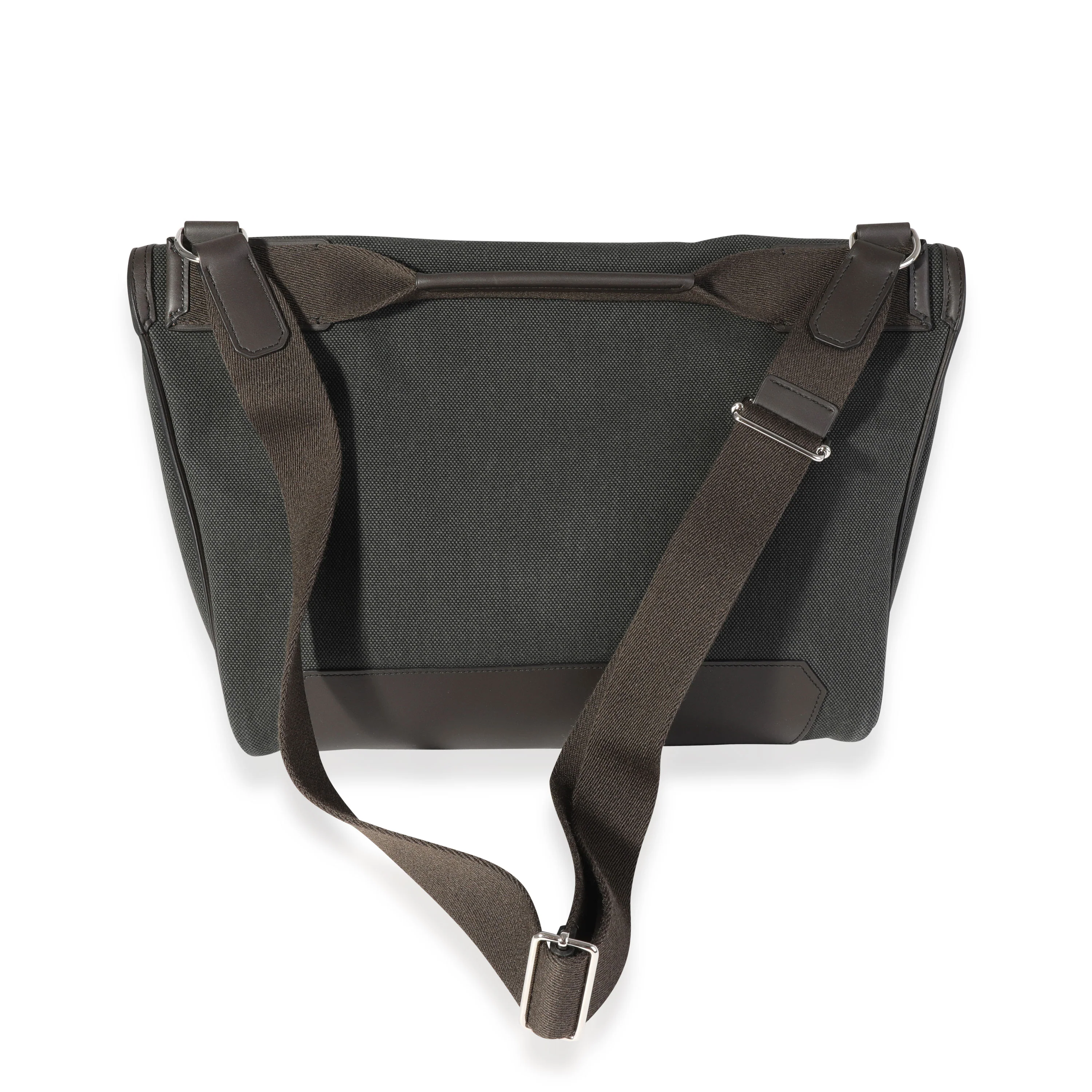 Hermès Vert Fonce Officier & Ébène Sombrero Leather Aller-Retour Messenger Bag - Image 3