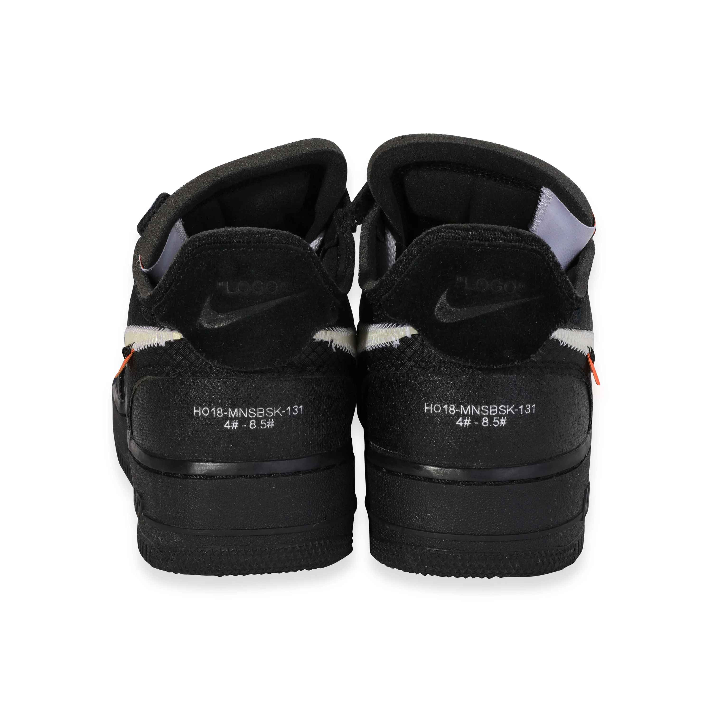 Nike - Off-White x Air Force 1 Low Black (7.5 US) - Image 4