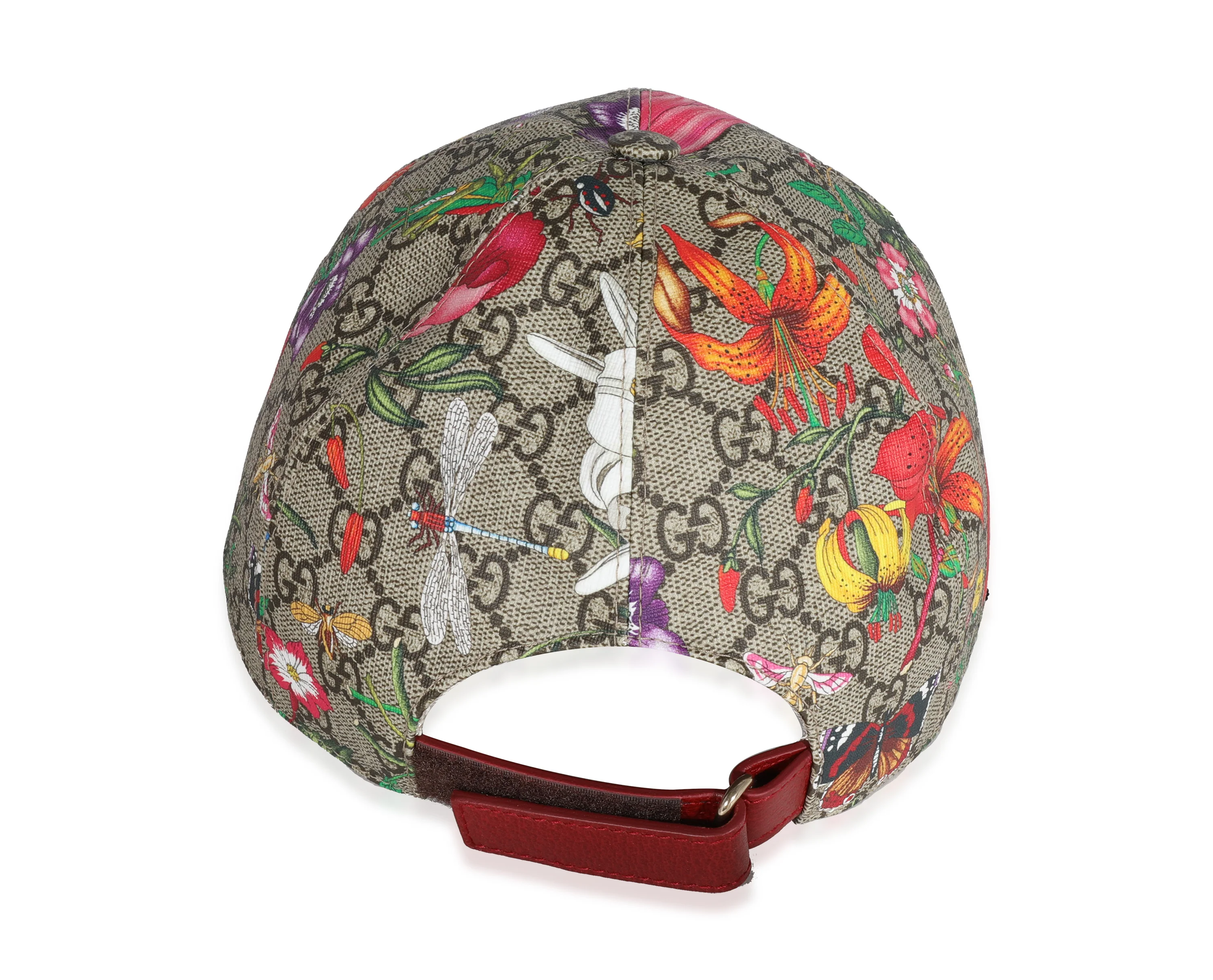 Gucci GG Supreme Flora Baseball Hat - Image 3