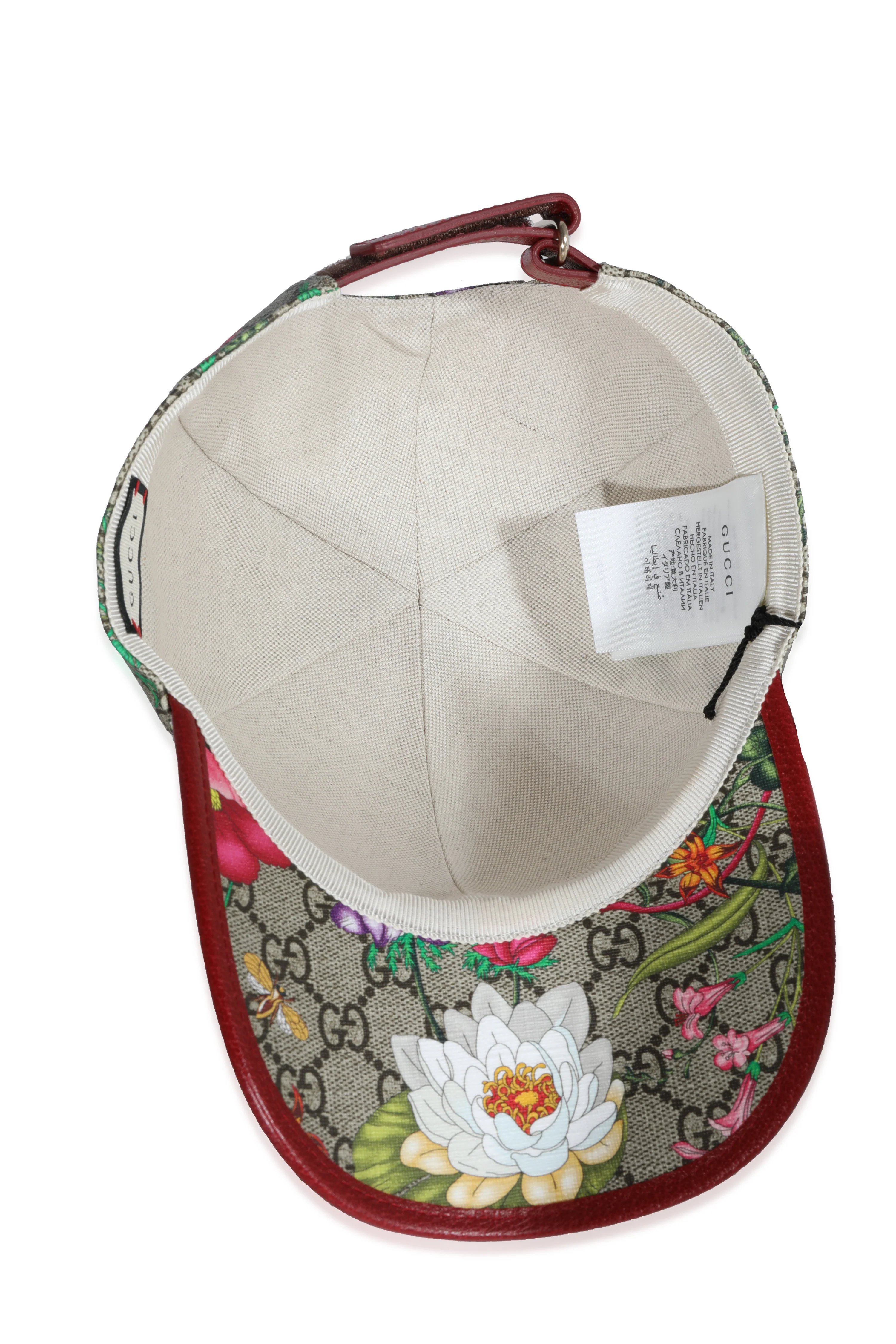 Gucci GG Supreme Flora Baseball Hat - Image 4