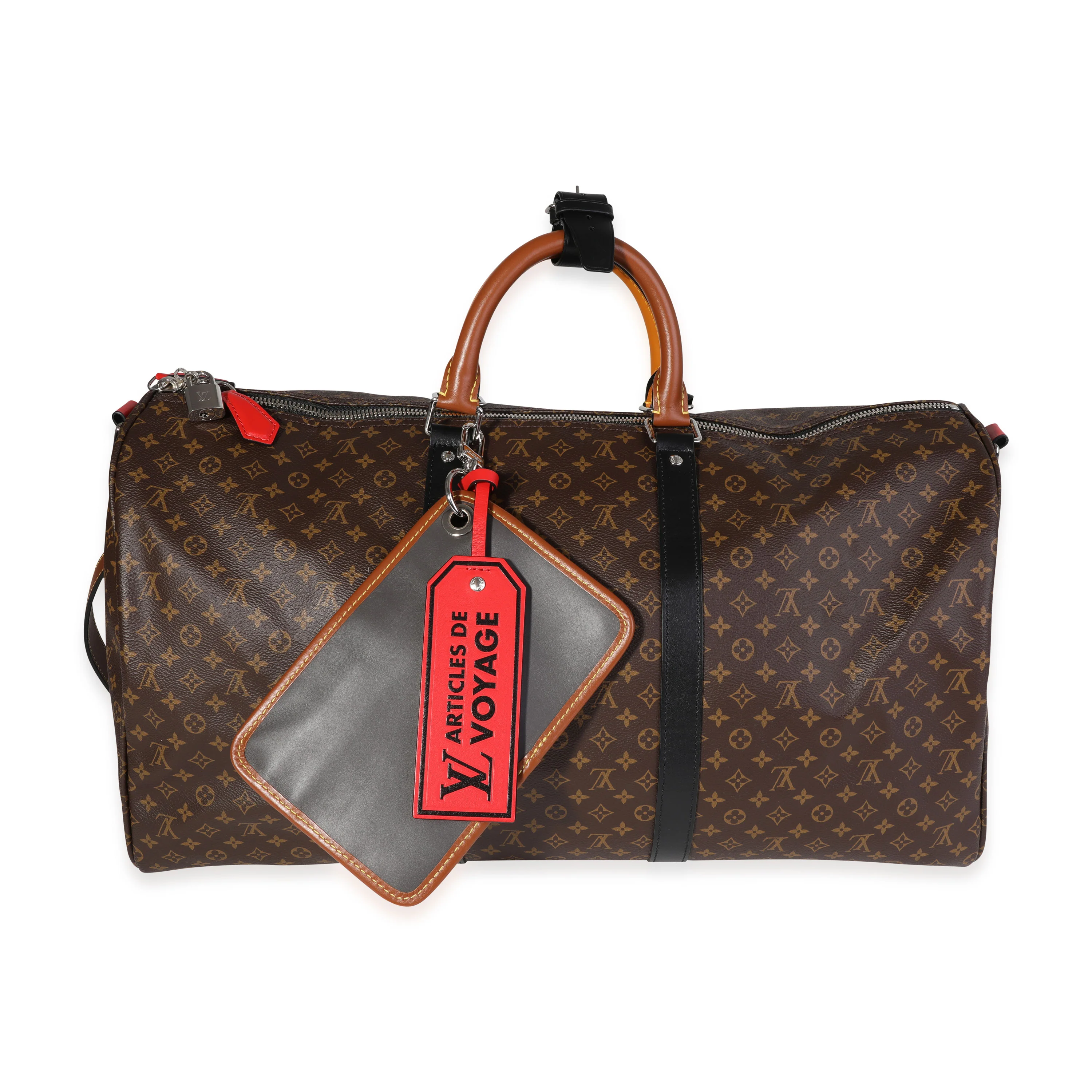 Louis Vuitton Monogram Patchwork Keepall Bandoulière 50 - Image 4