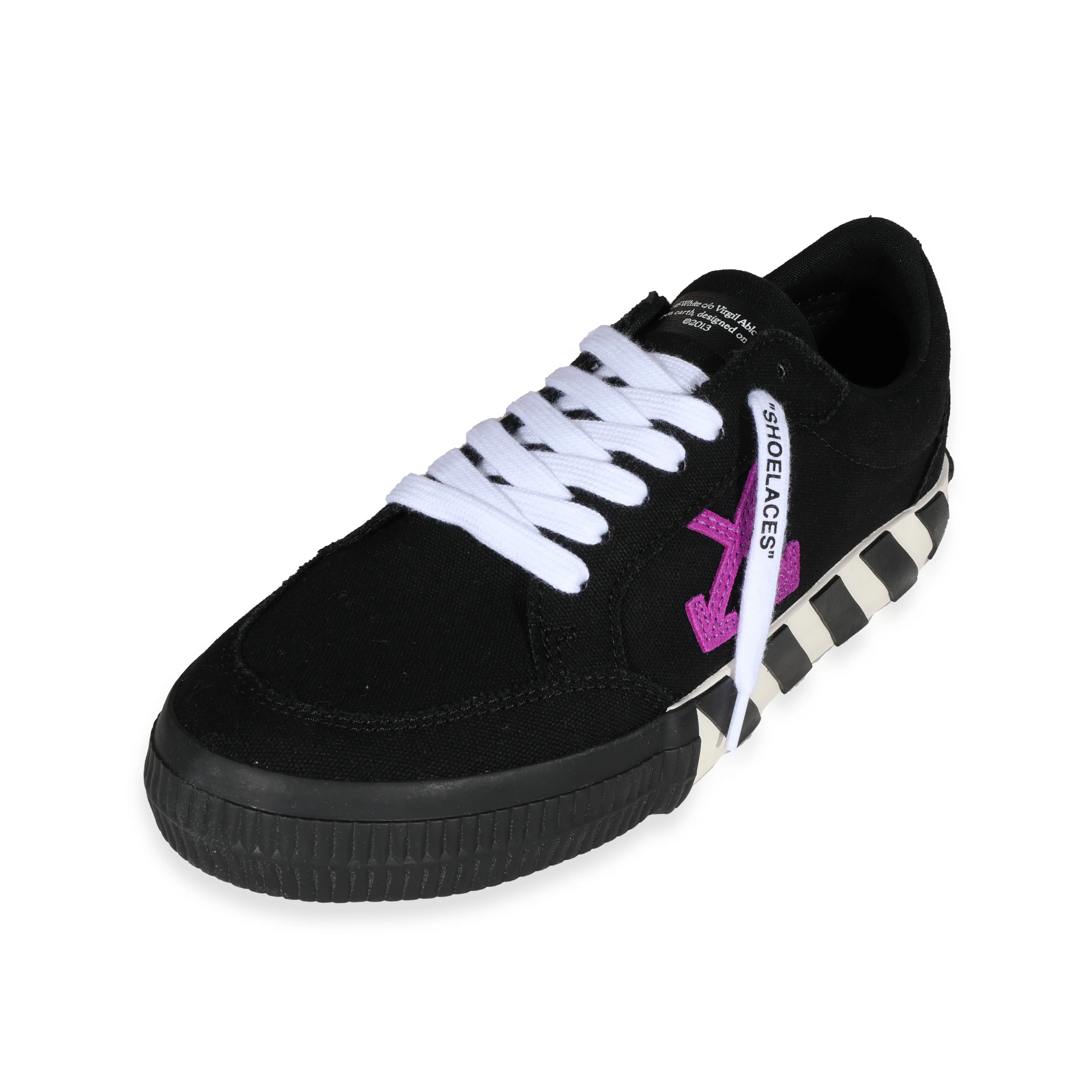 Off-White -  Off-White Vulc Low Black Purple (39 EUR) - Image 2