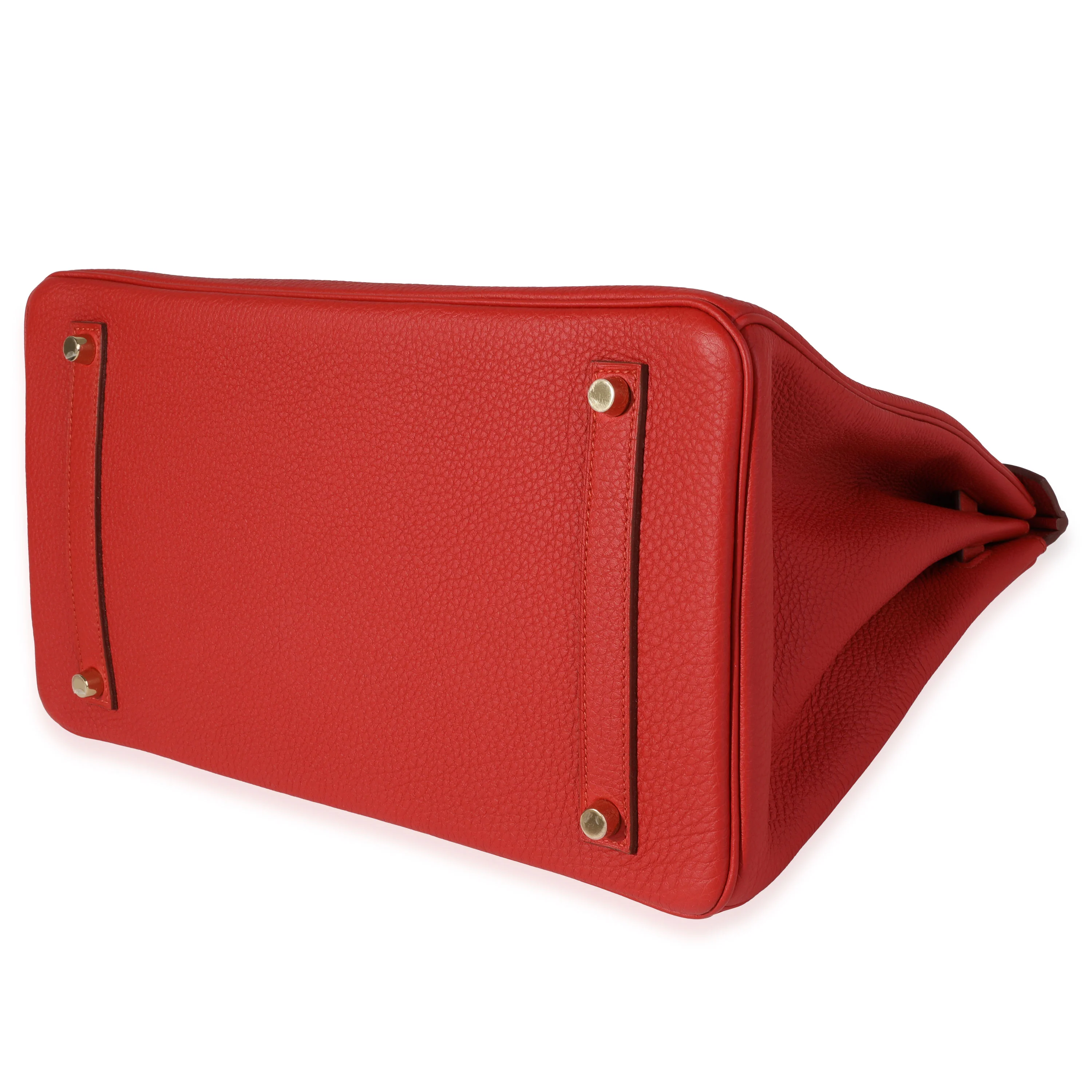 Hermès Geranium Togo Birkin 35 GHW - Image 5