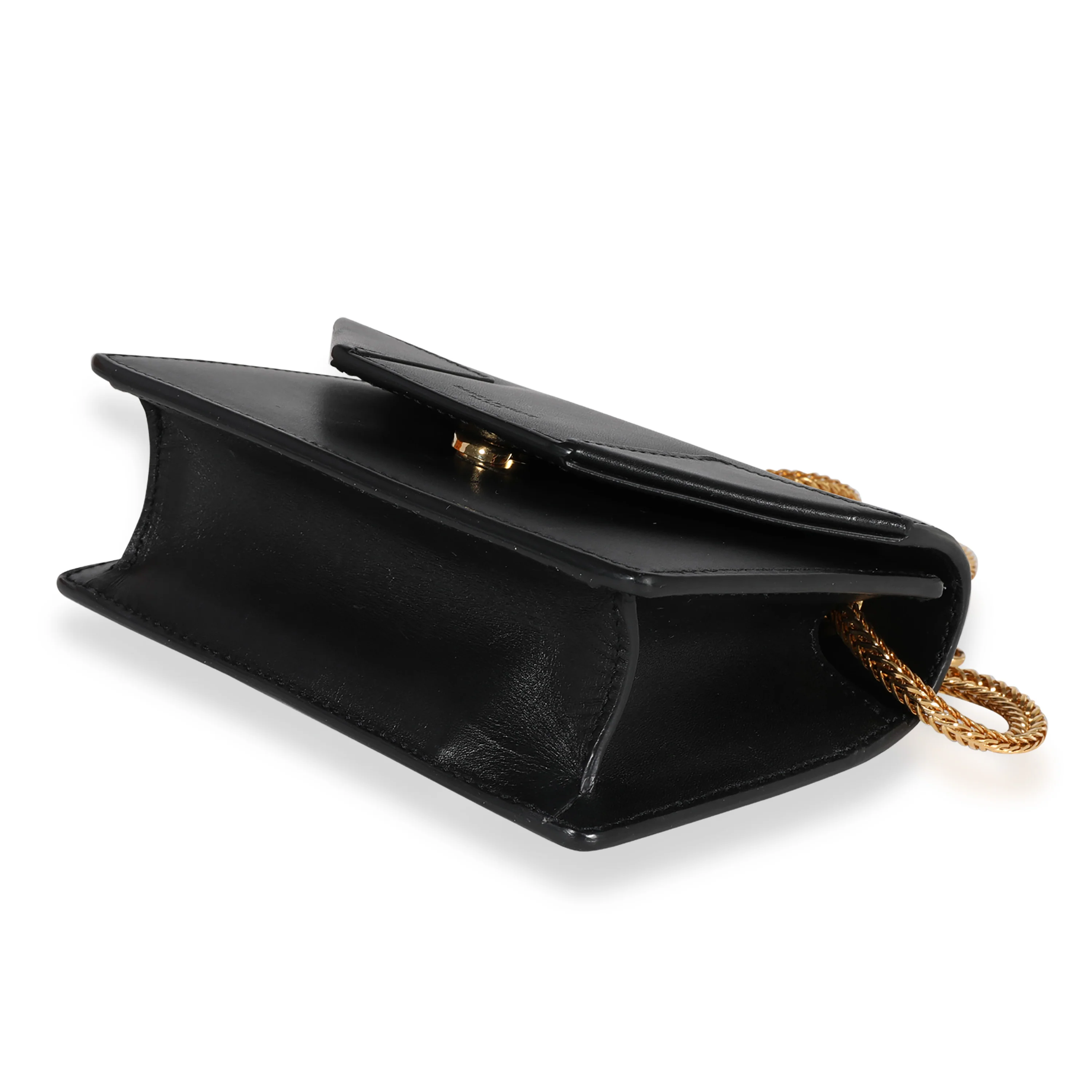 Black Smooth Leather Mini Betty - Image 7