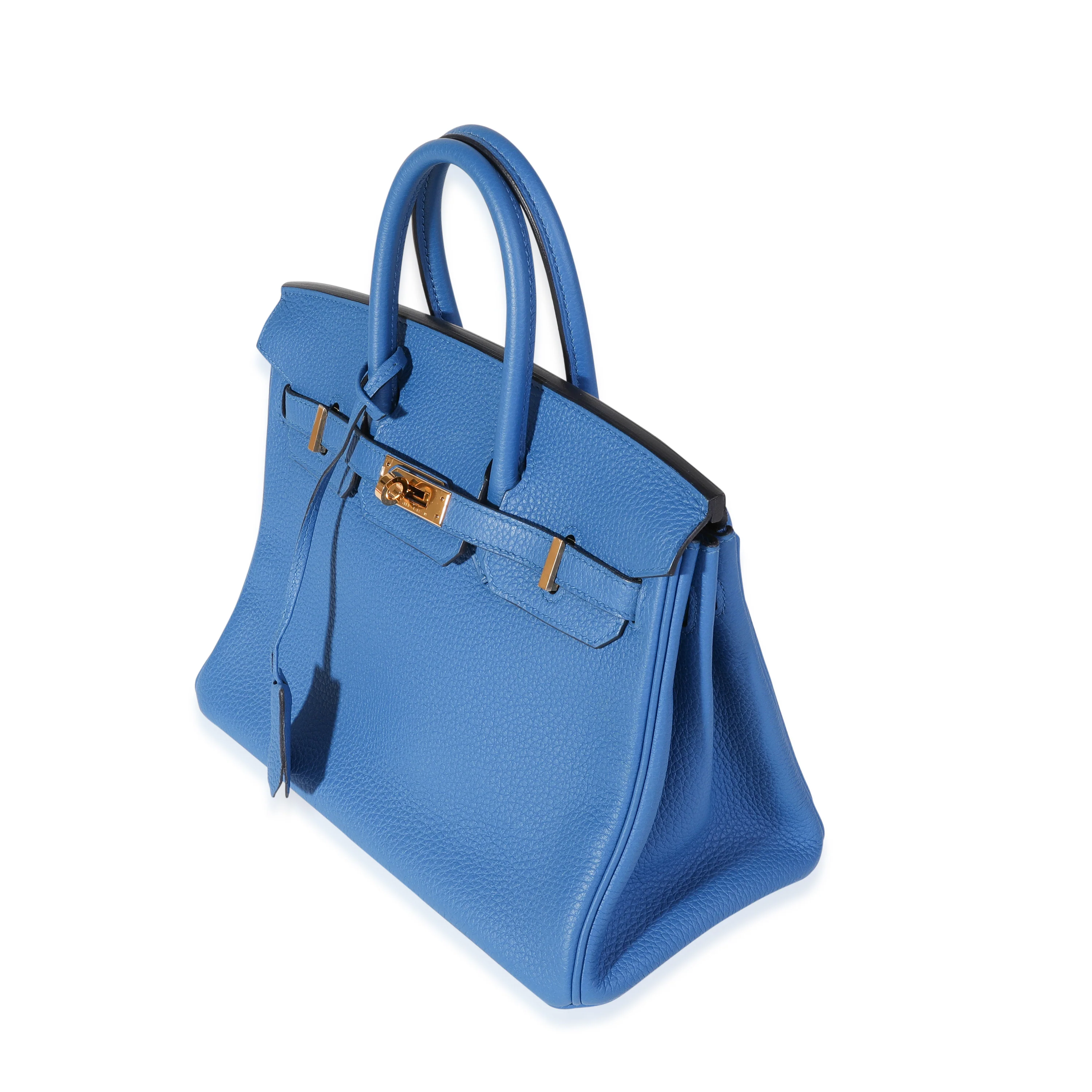 Bleu Hydra Clemence Birkin 25 GHW - Image 2