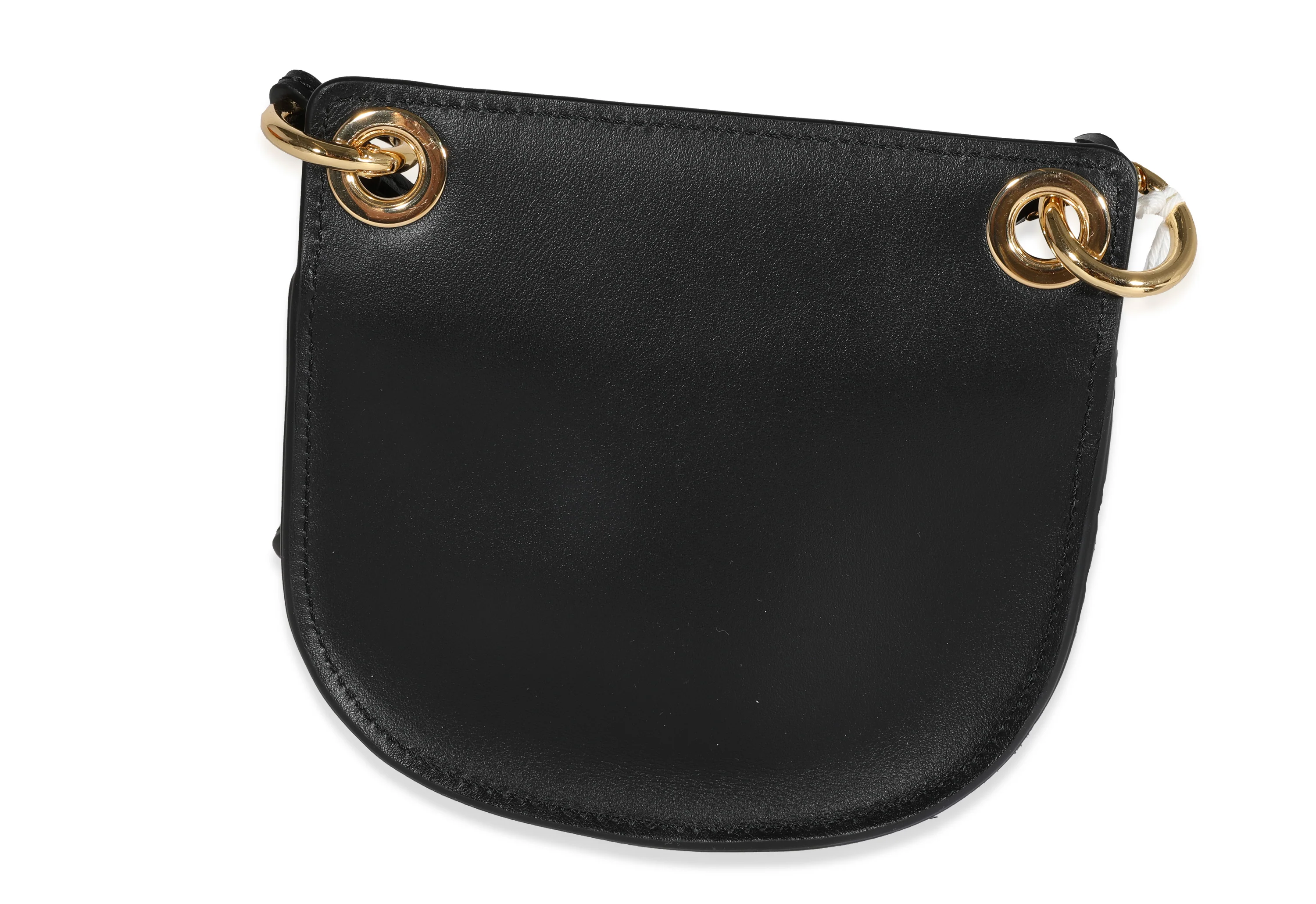 Chloe Black Leather The Mini Flat Pouch - Image 3