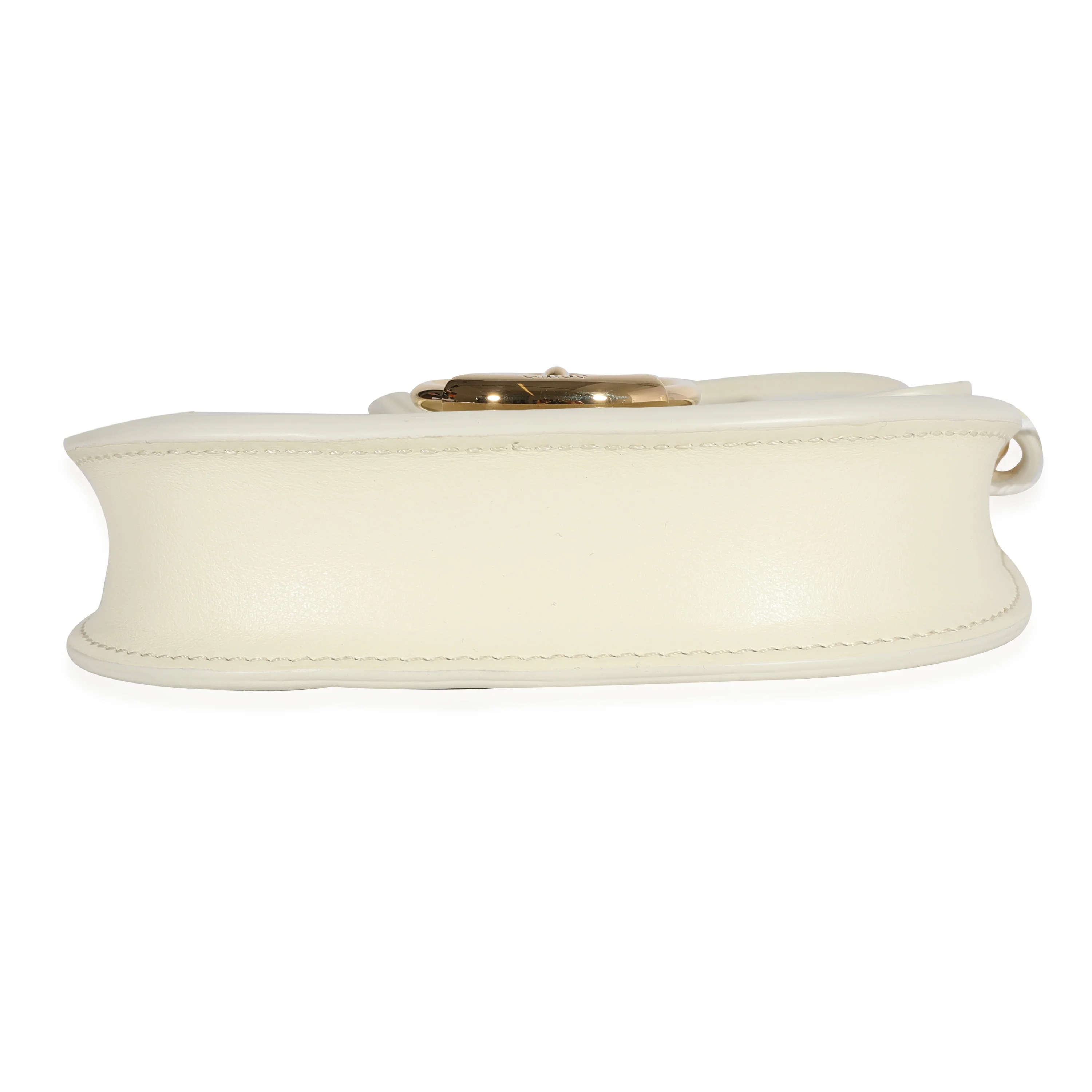 Chloe Natural White Leather The Mini Flat Pouch - Image 4