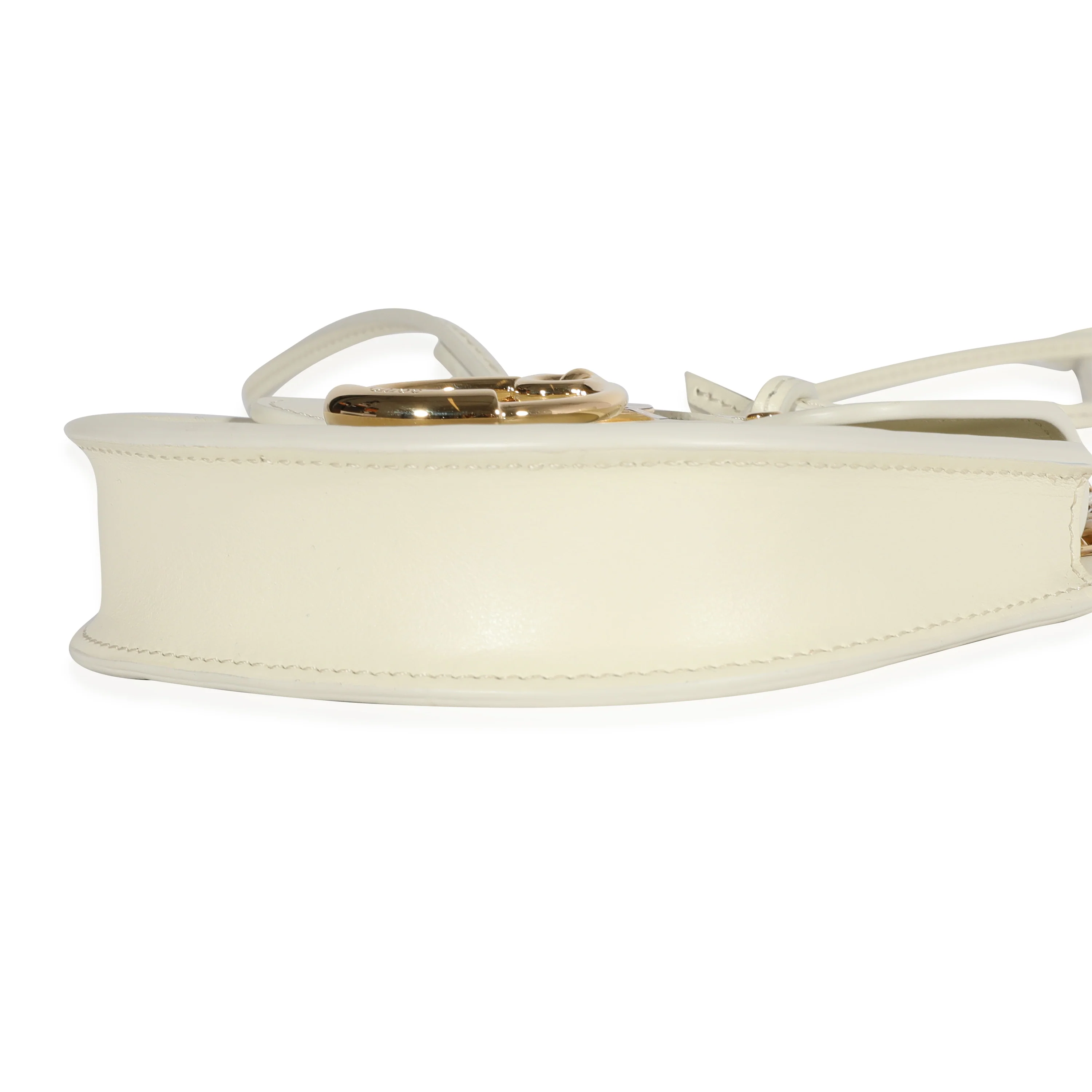 Chloe Natural White Leather The Mini Flat Pouch - Image 5