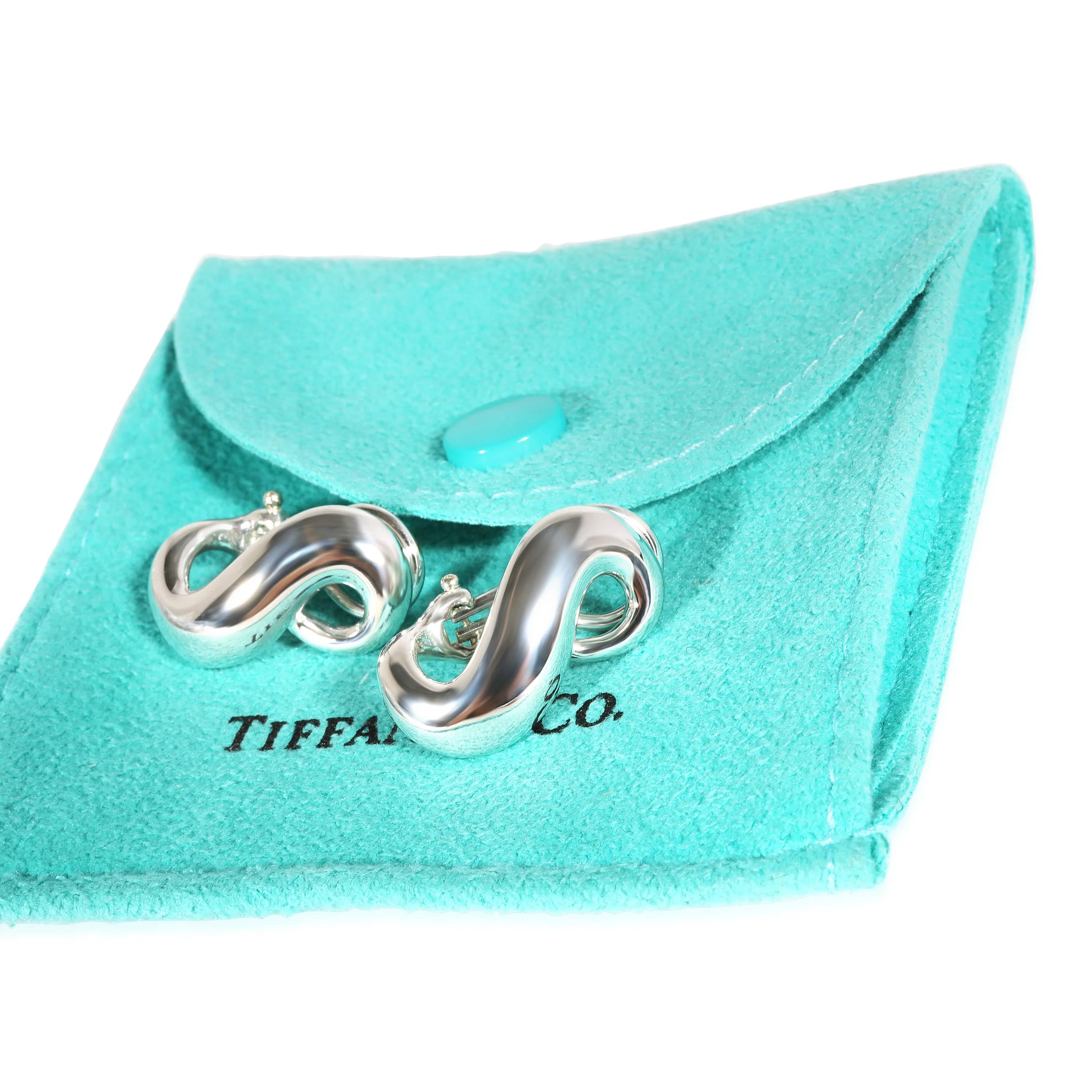 Tiffany & Co. Infinity Earrings in Sterling Silver - Image 4