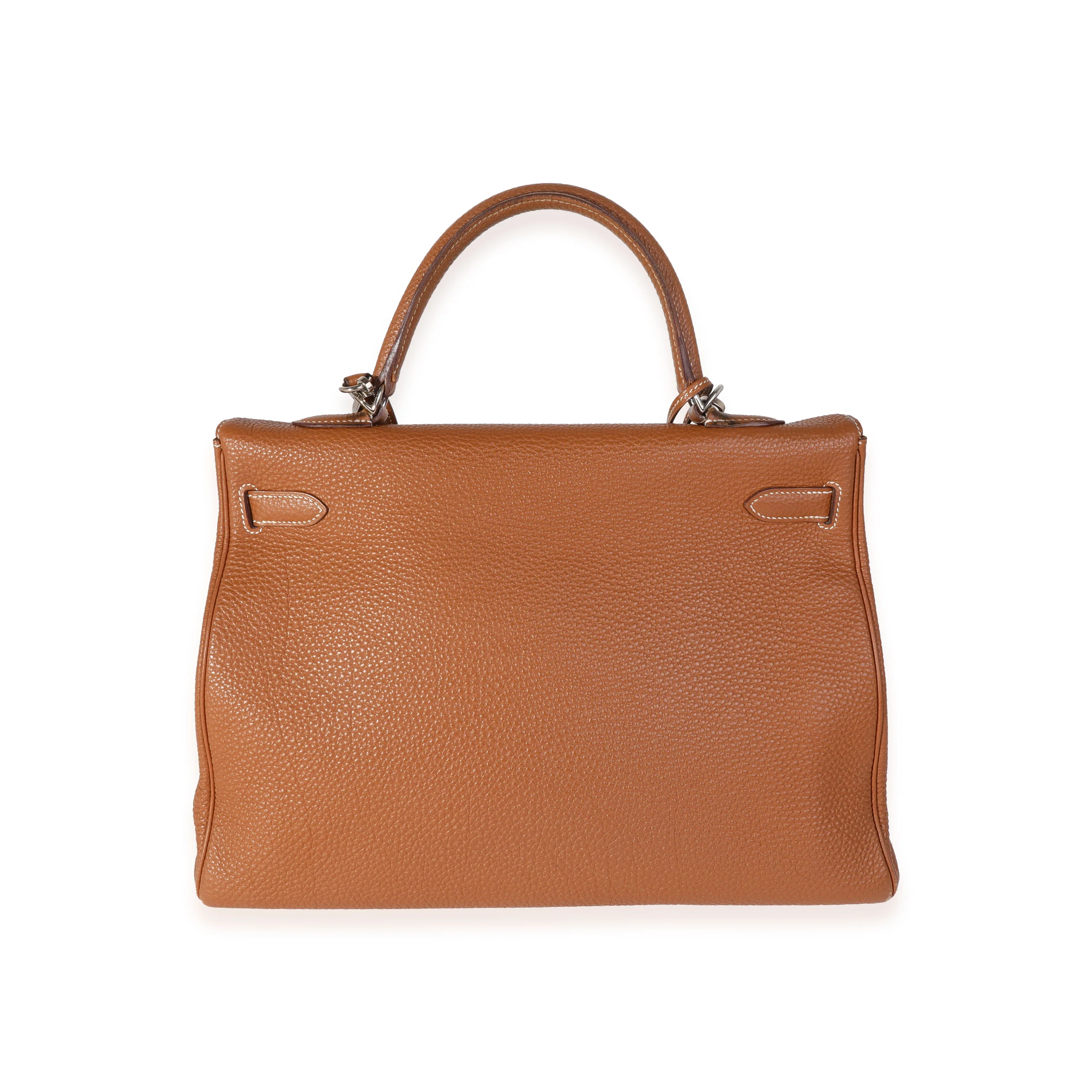 Hermès Gold Togo Retourne Kelly 35 PHW - Image 3