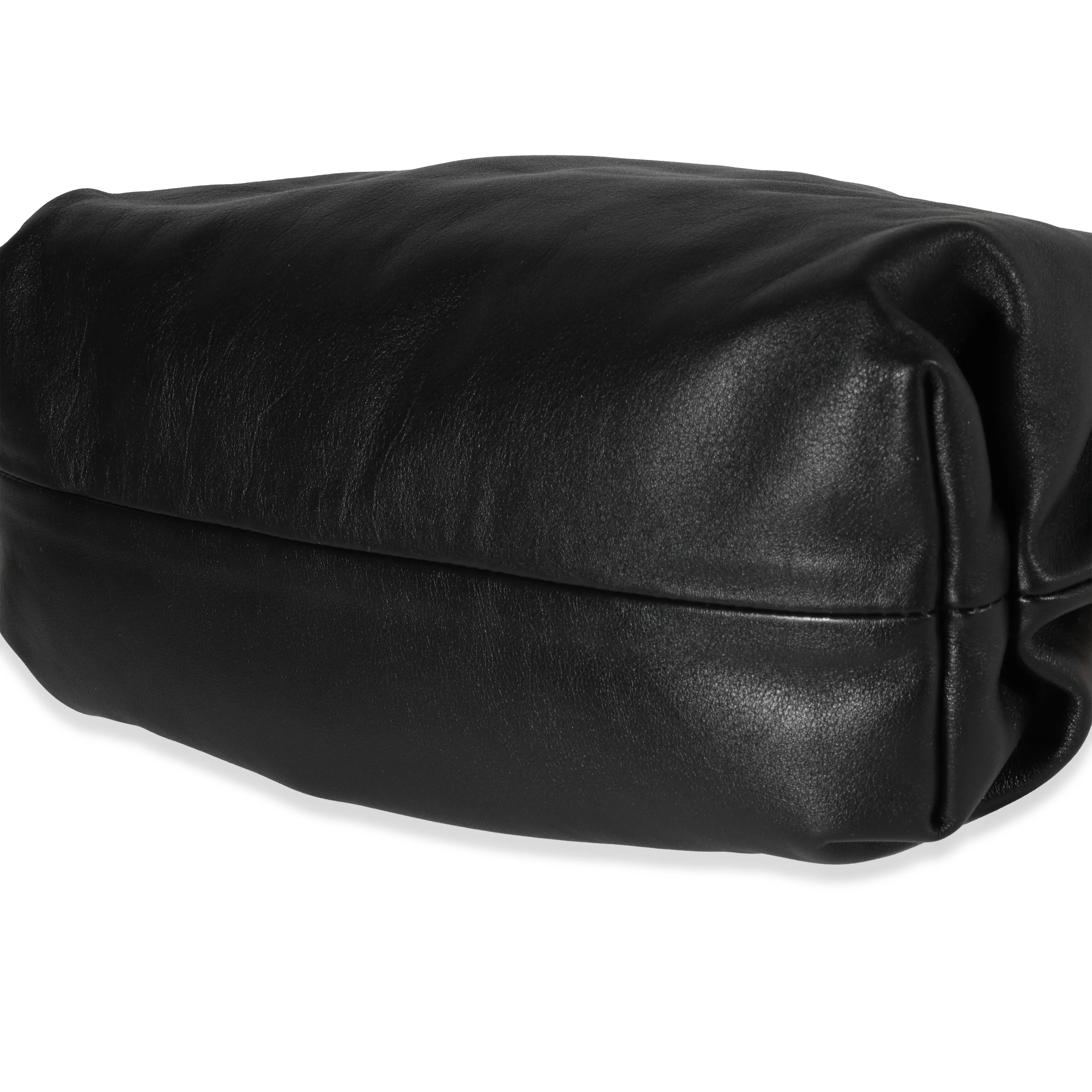 Black Calfskin Chain Pouch - Image 6