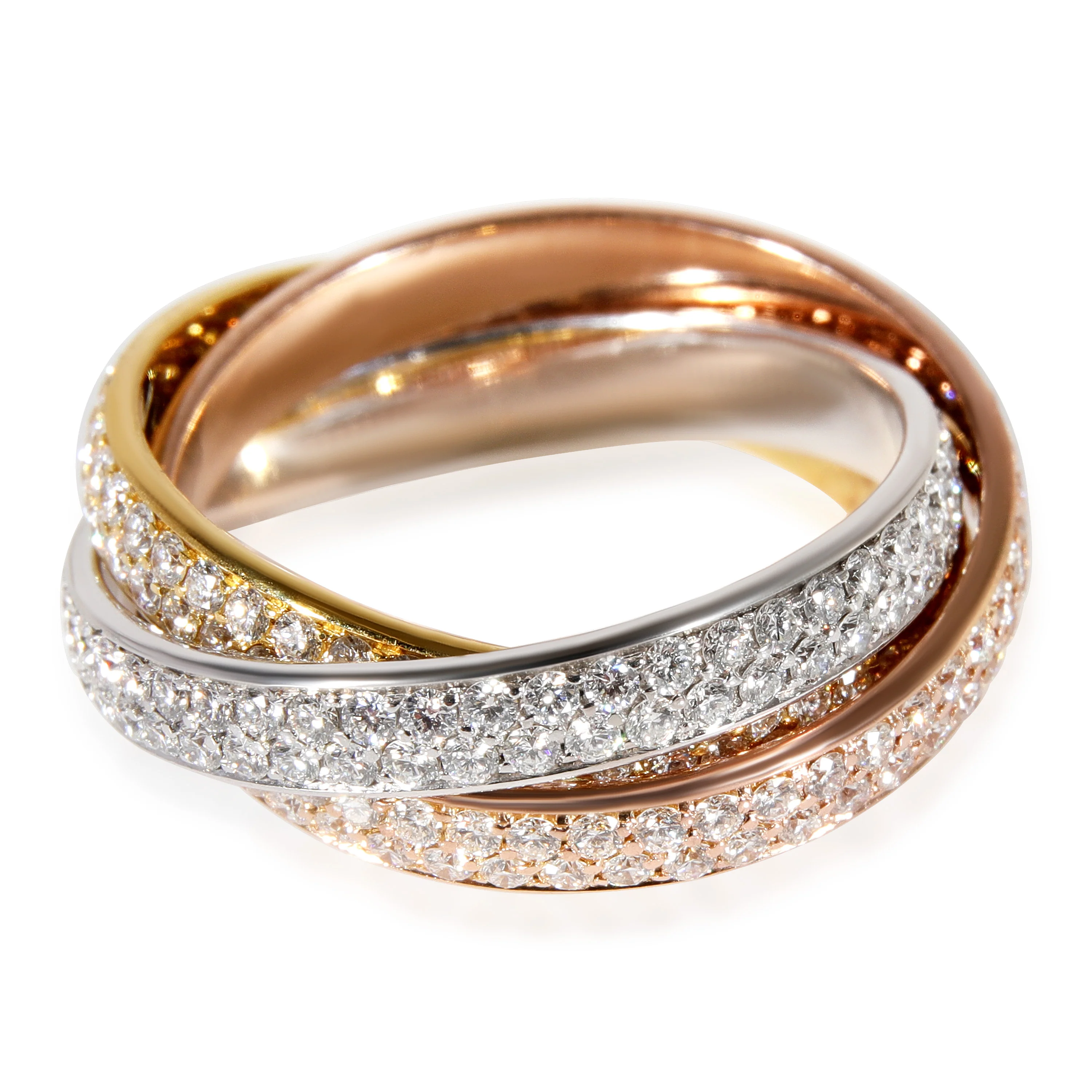 Trinity Ring, Small Model, Diamonds - Image 2