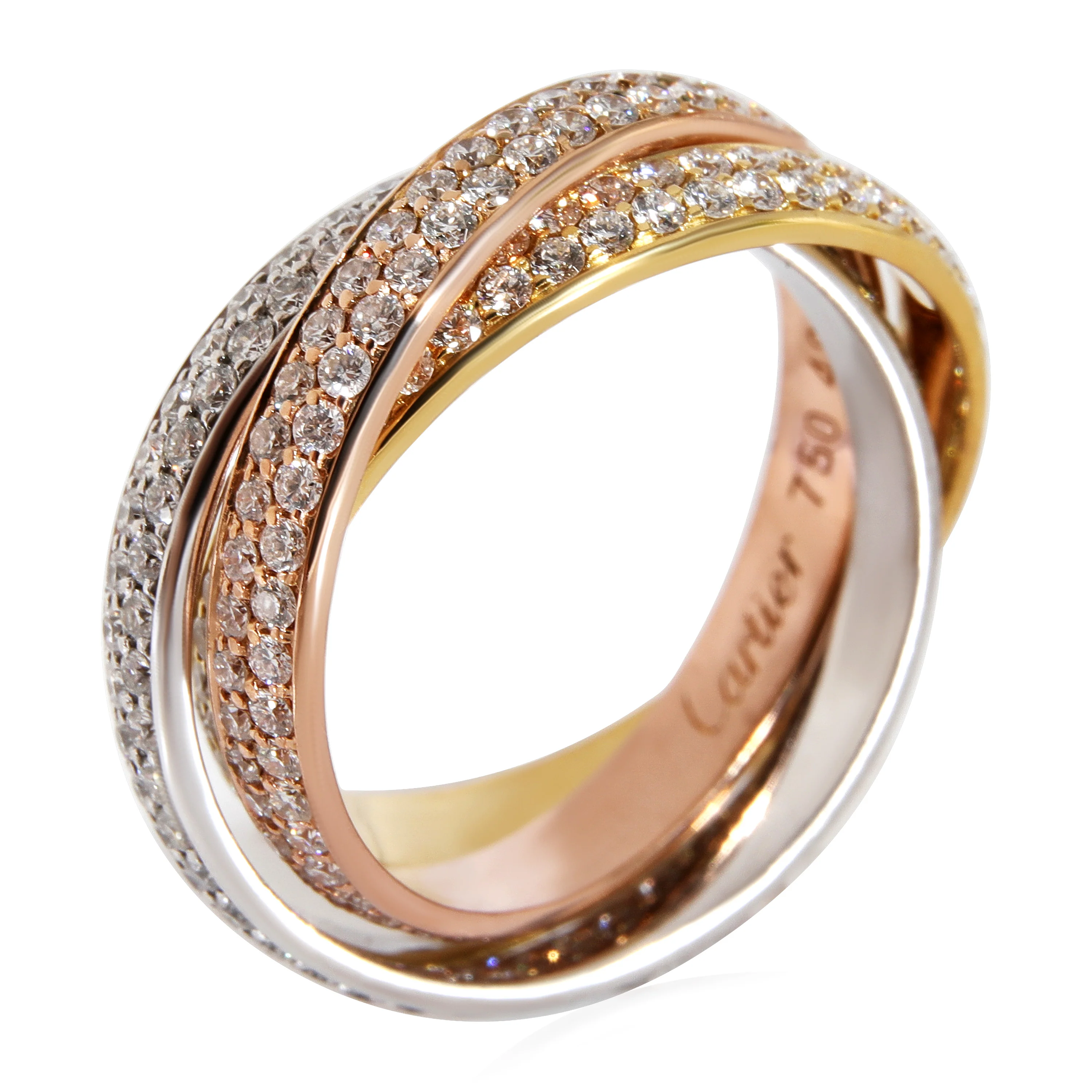 Trinity Ring, Small Model, Diamonds - Image 3