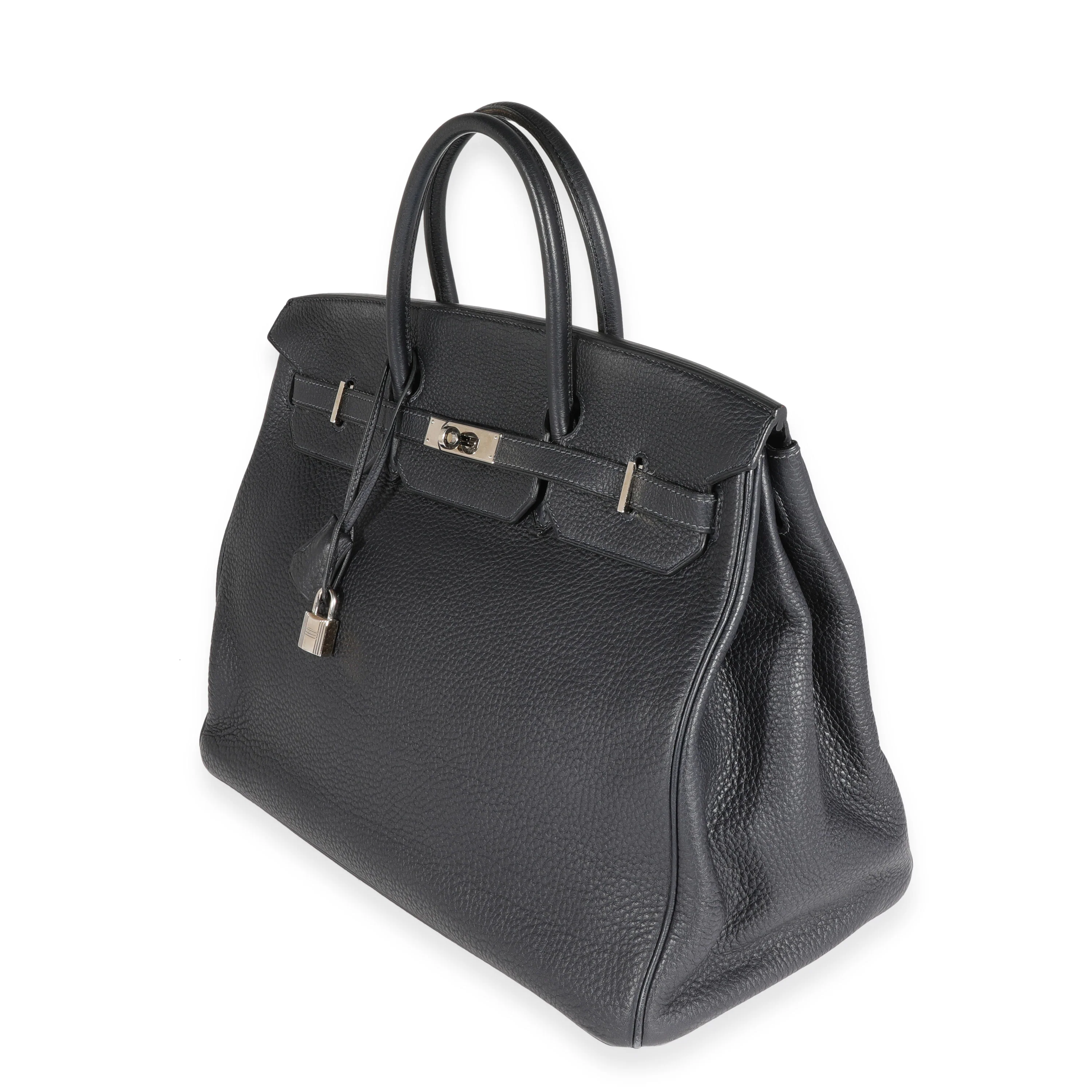 Hermès Bleu Abysse Clémence Birkin 40 PHW - Image 2