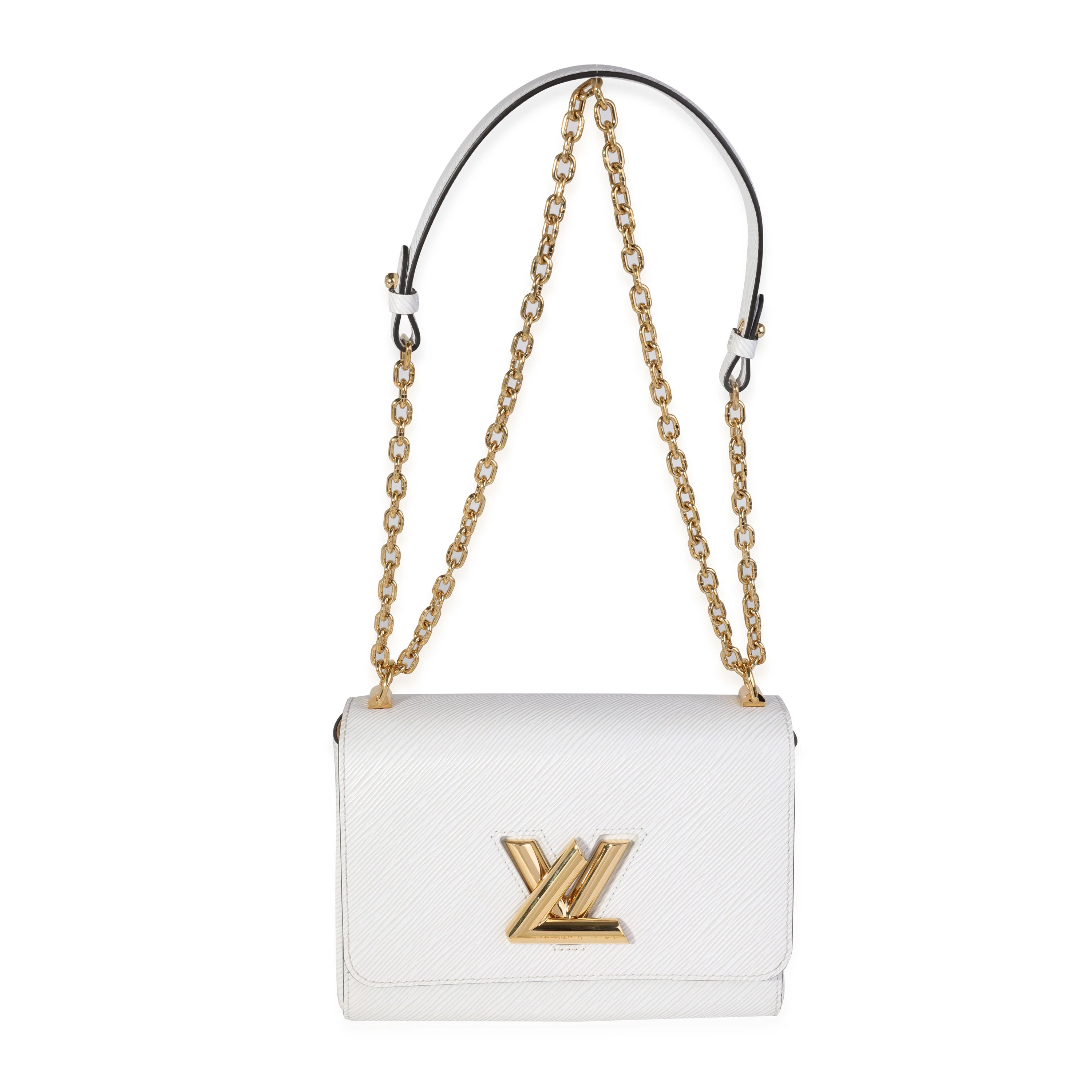 Louis Vuitton Blanc Epi Leather Twist MM - Image 4