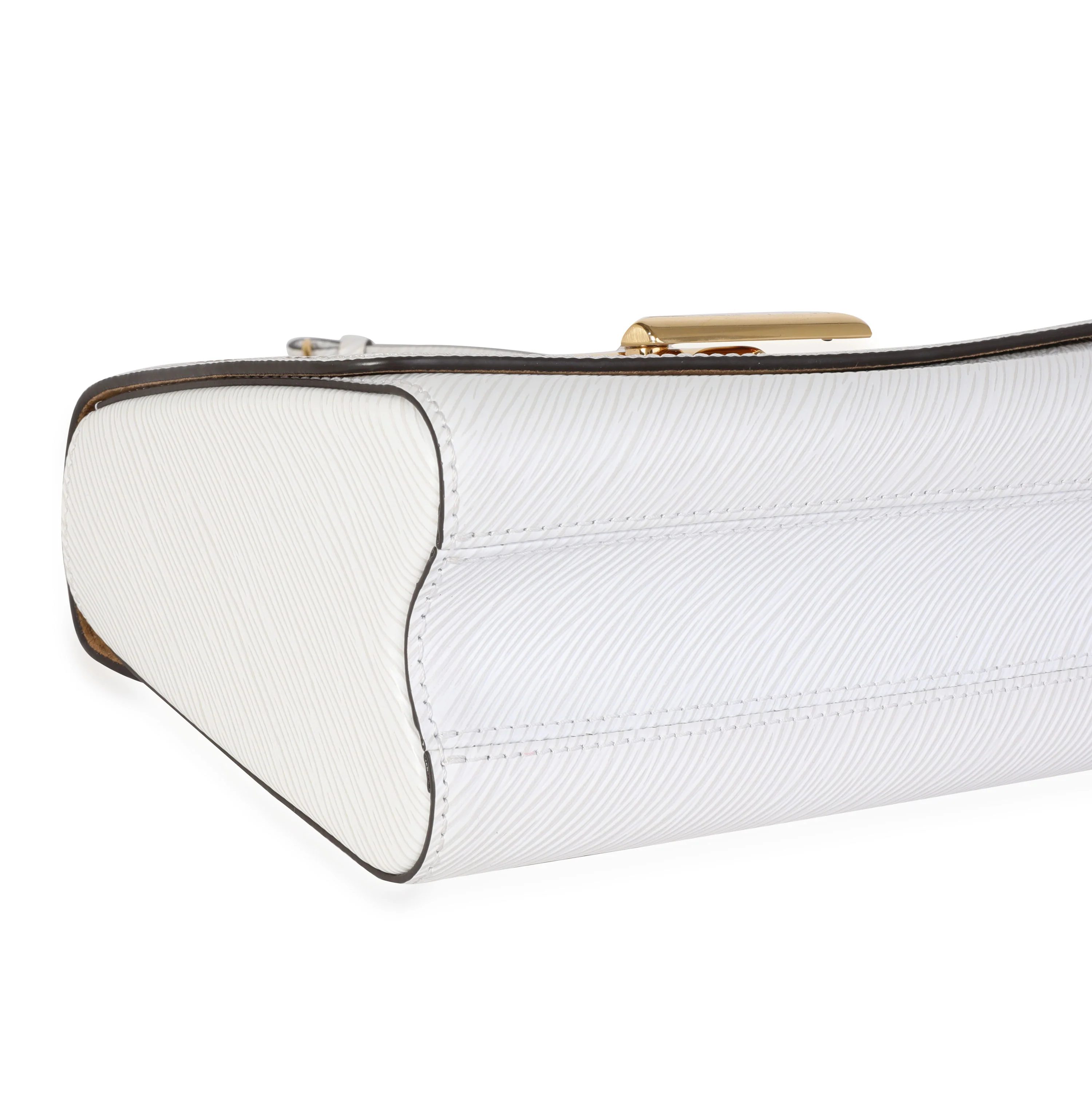 Louis Vuitton Blanc Epi Leather Twist MM - Image 7