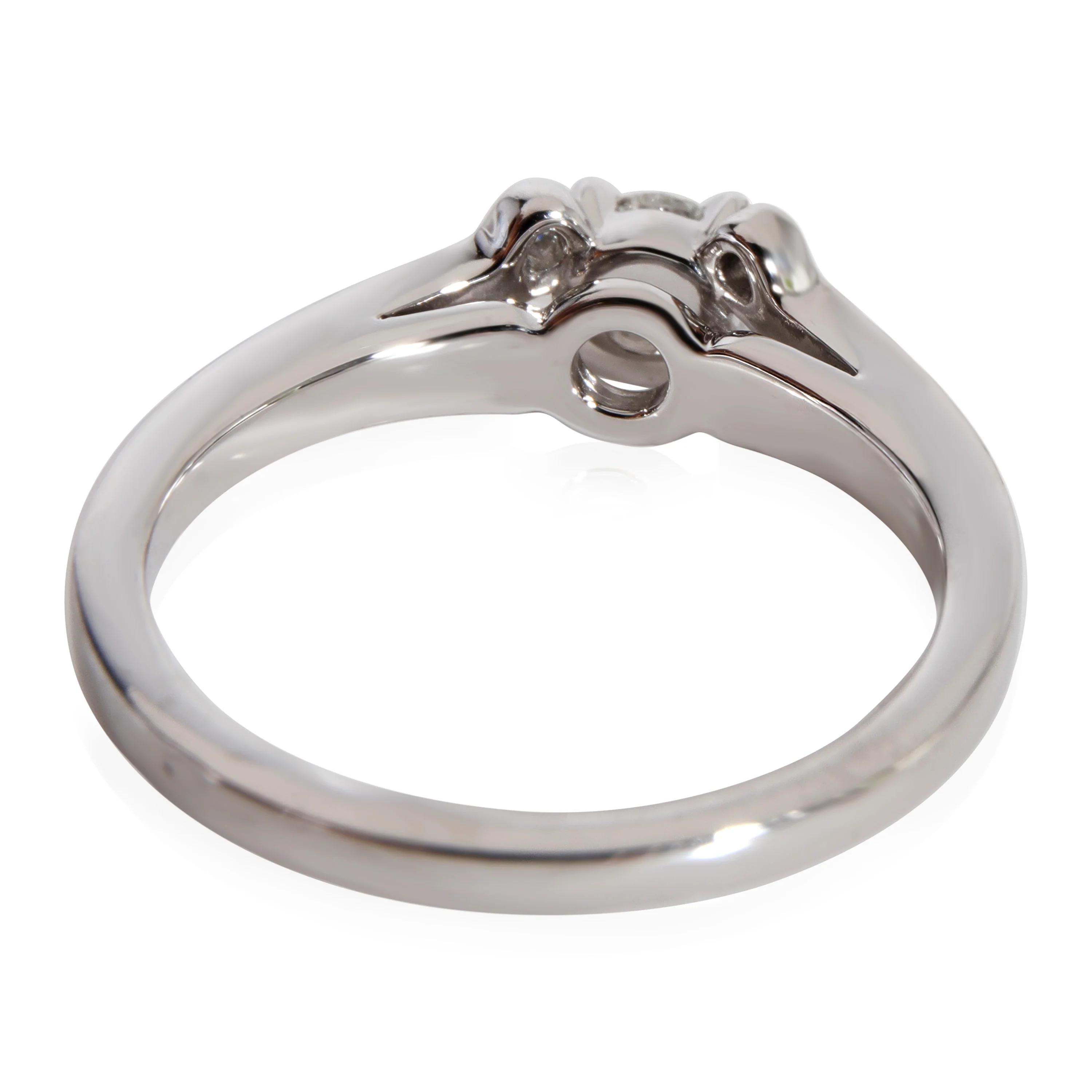 Cartier Ballerine Diamond Engagement Ring in Platinum F VS2 0.22 CTW - Image 3