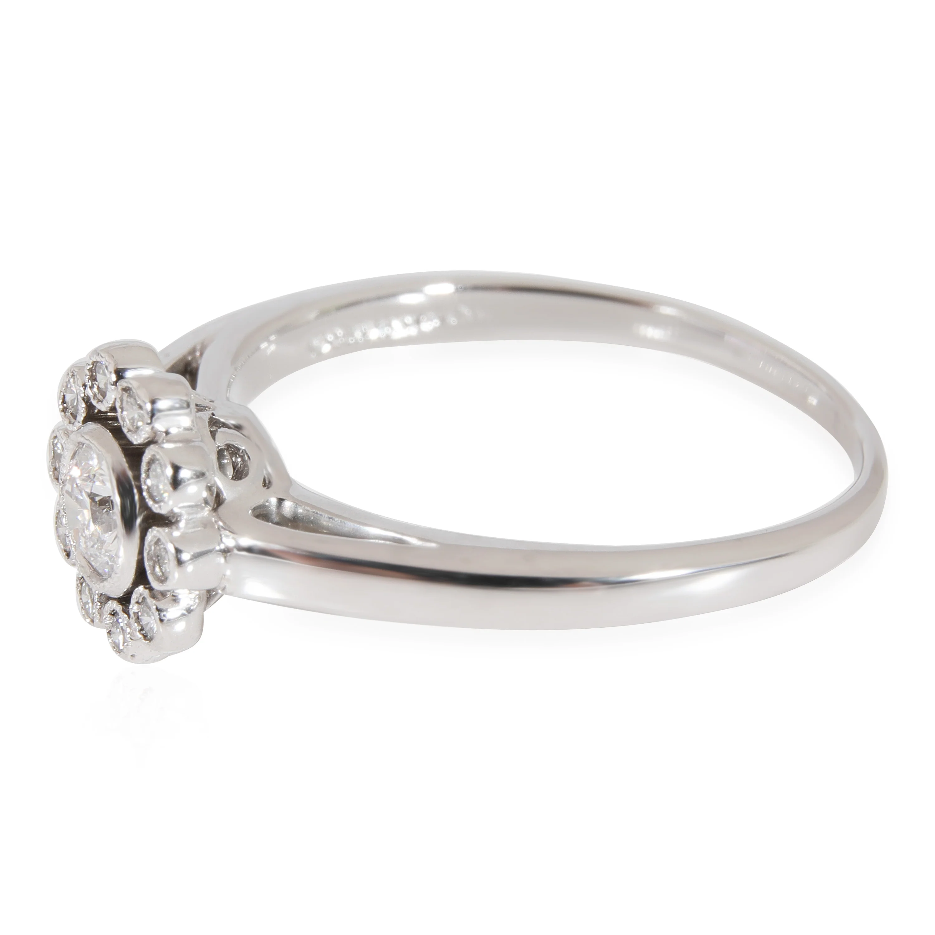 Tiffany & Co. Enchant Diamond Flower Ring in Platinum 0.35 CTW - Image 2