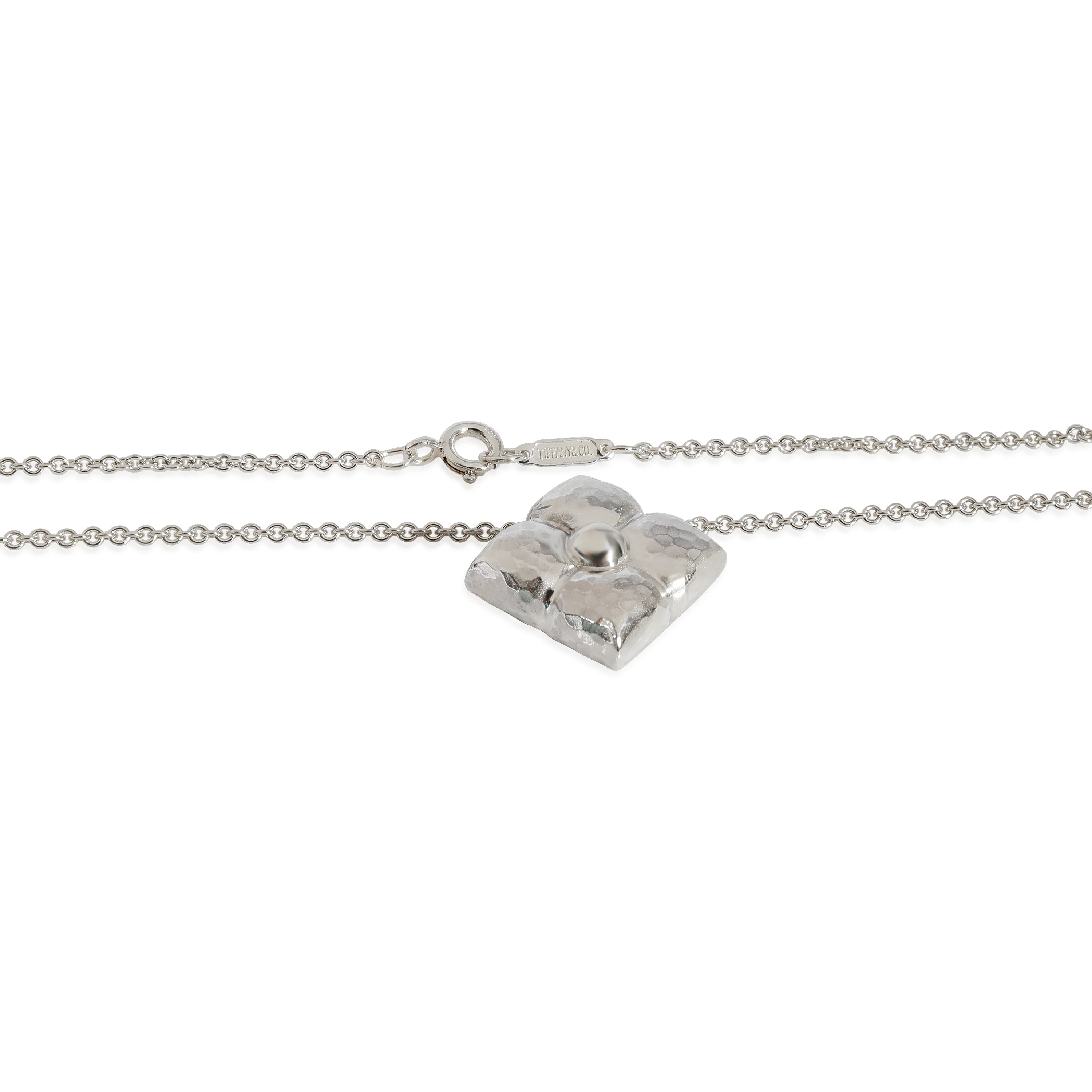 Tiffany & Co. Paloma Picasso Fiore Pendant in Sterling Silver on a Chain - Image 2