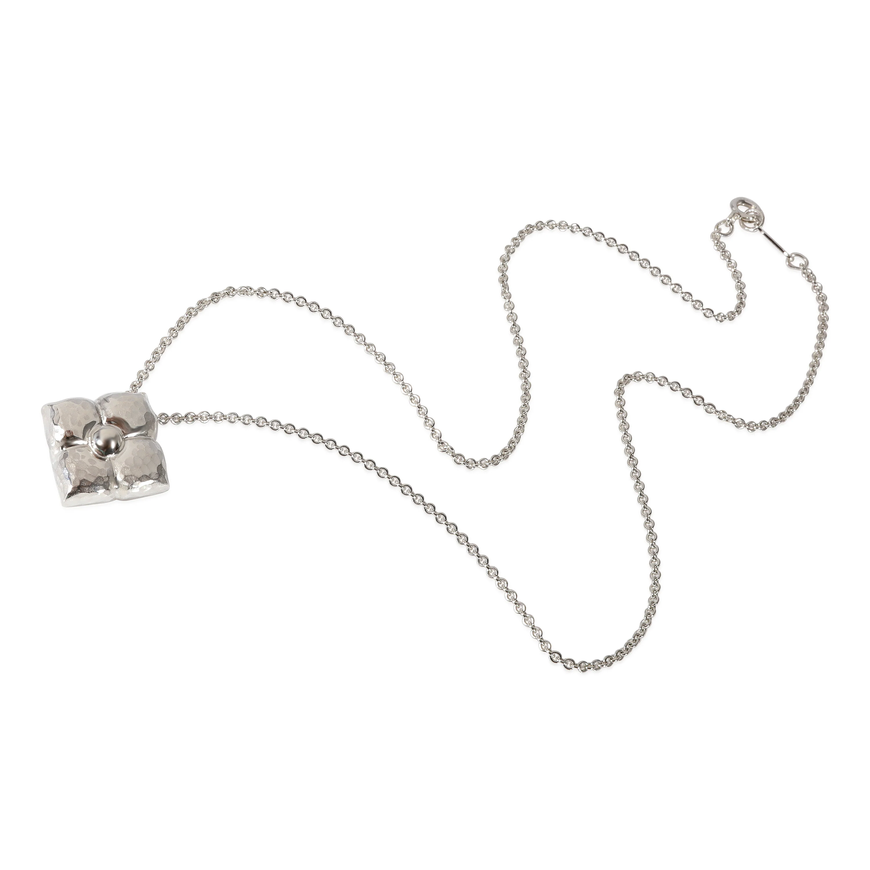Tiffany & Co. Paloma Picasso Fiore Pendant in Sterling Silver on a Chain - Image 3
