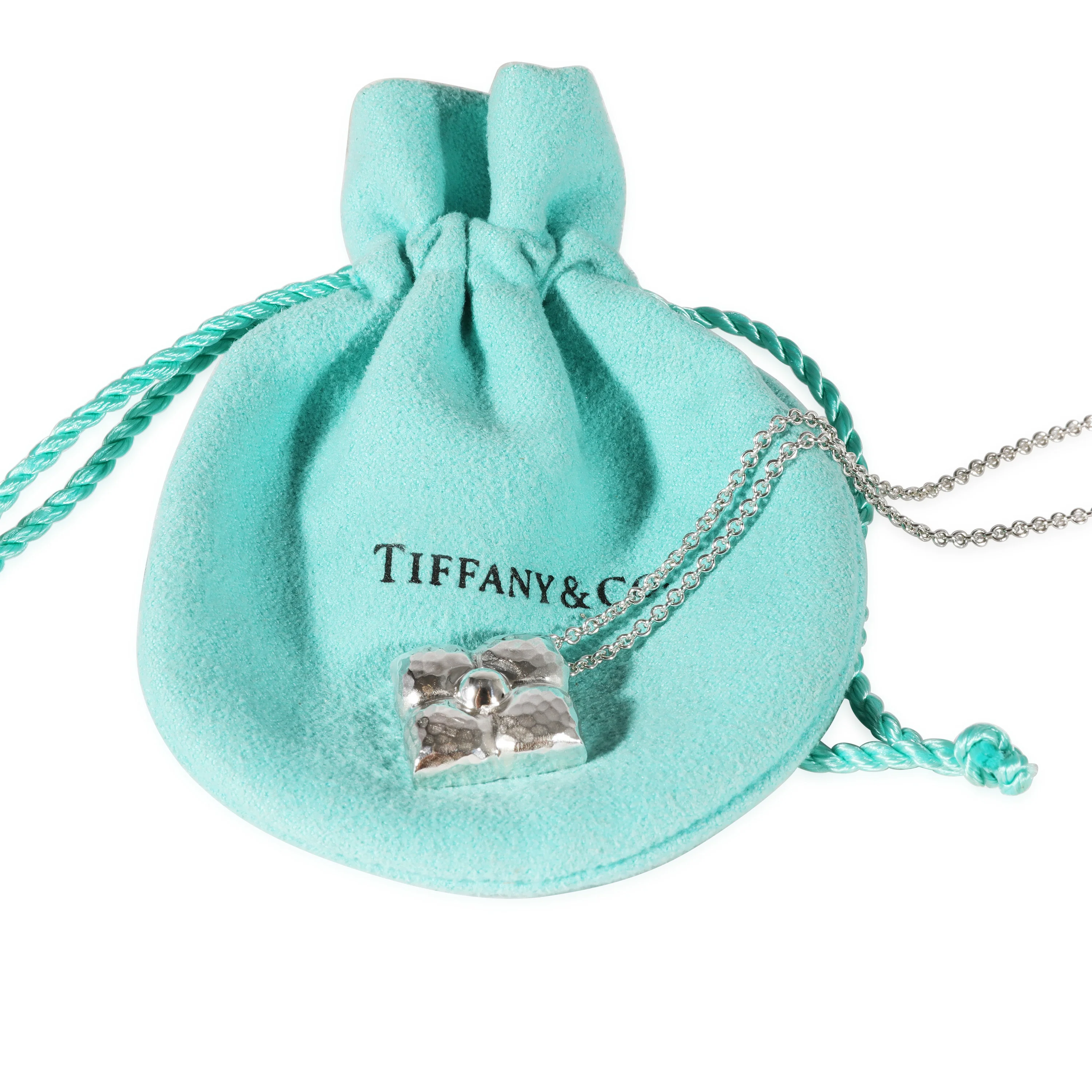 Tiffany & Co. Paloma Picasso Fiore Pendant in Sterling Silver on a Chain - Image 4