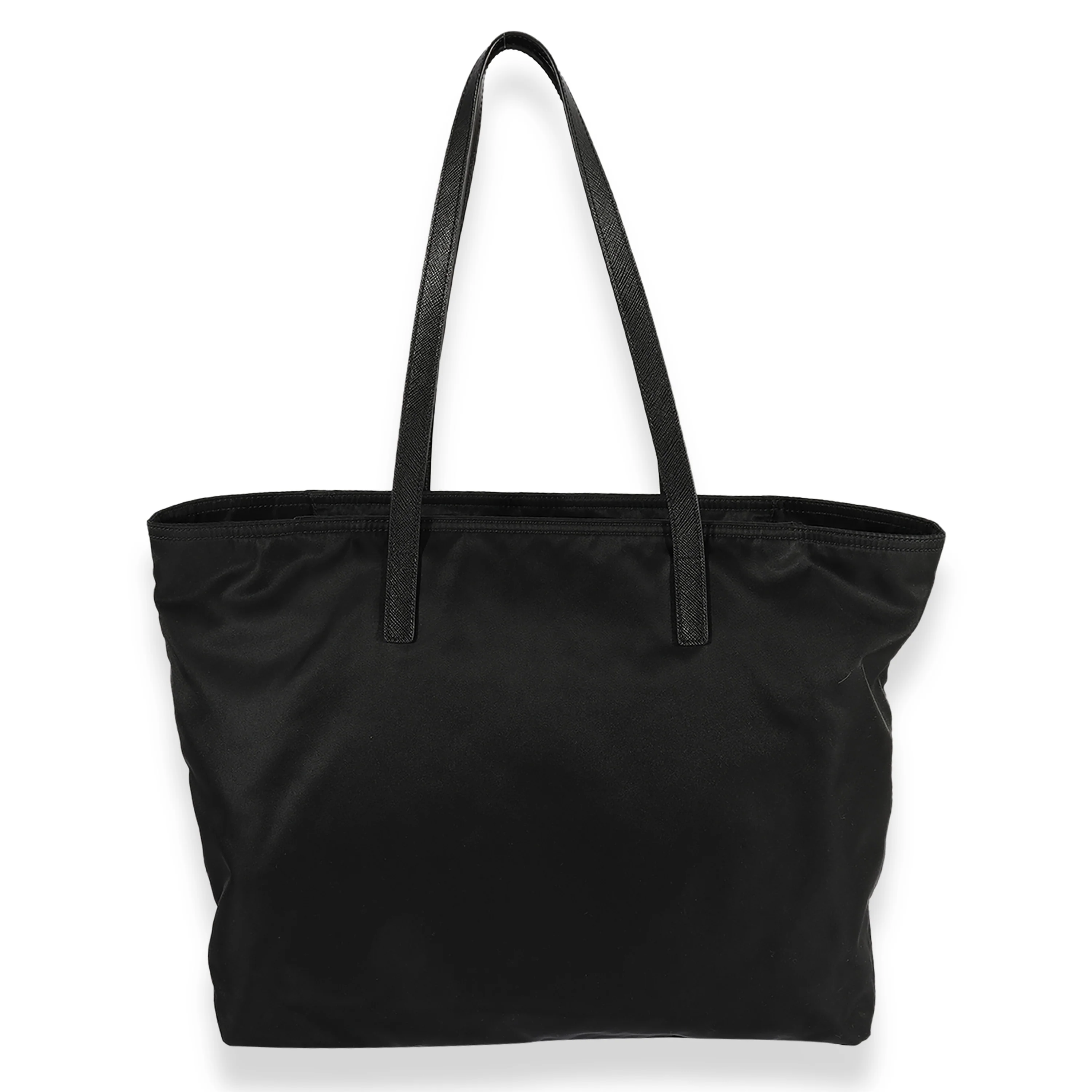 Prada Black Nylon & Saffiano Tote - Image 3