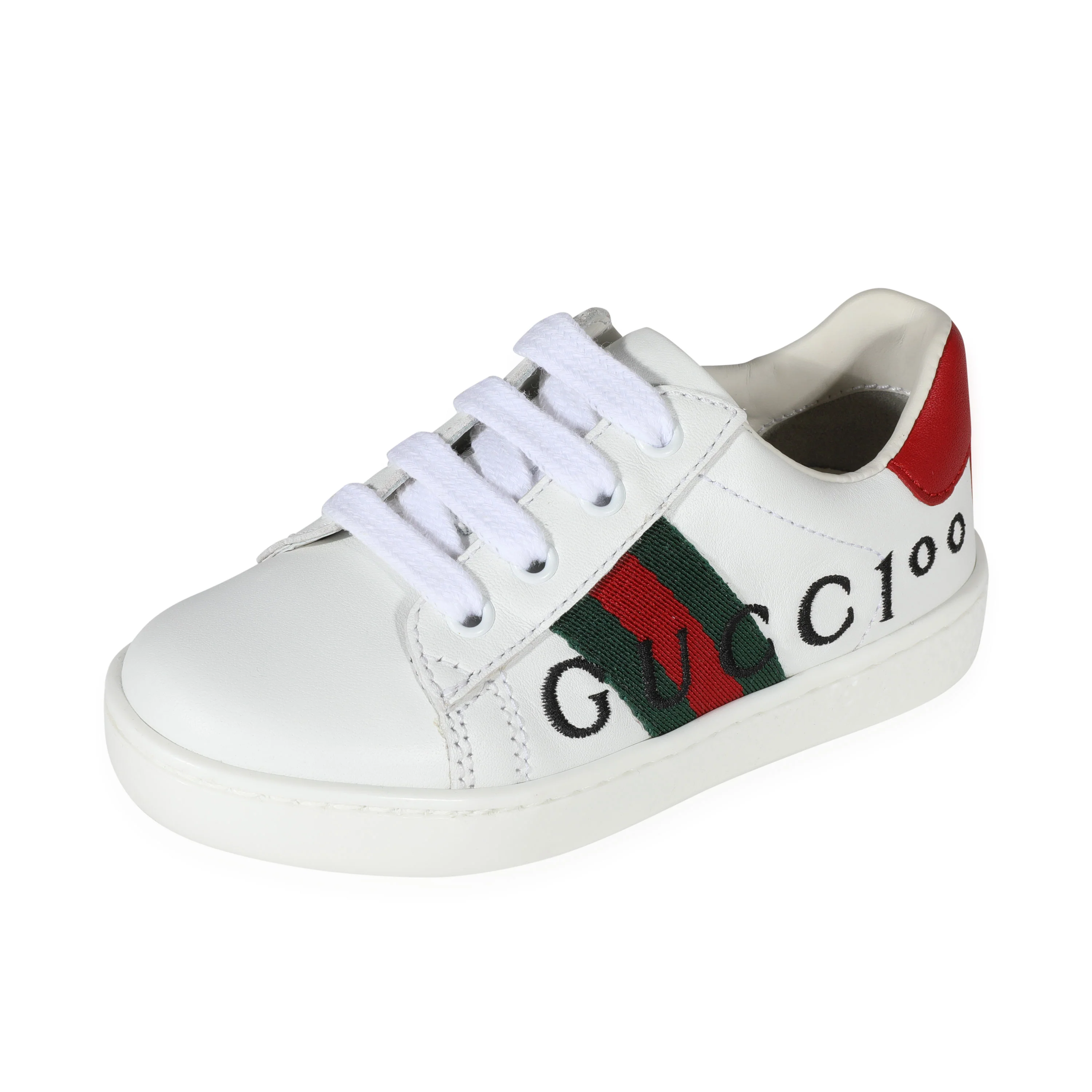 Gucci - Gucci Ace Leather Toddler Gucci 100 Print (23 EUR) - Image 2