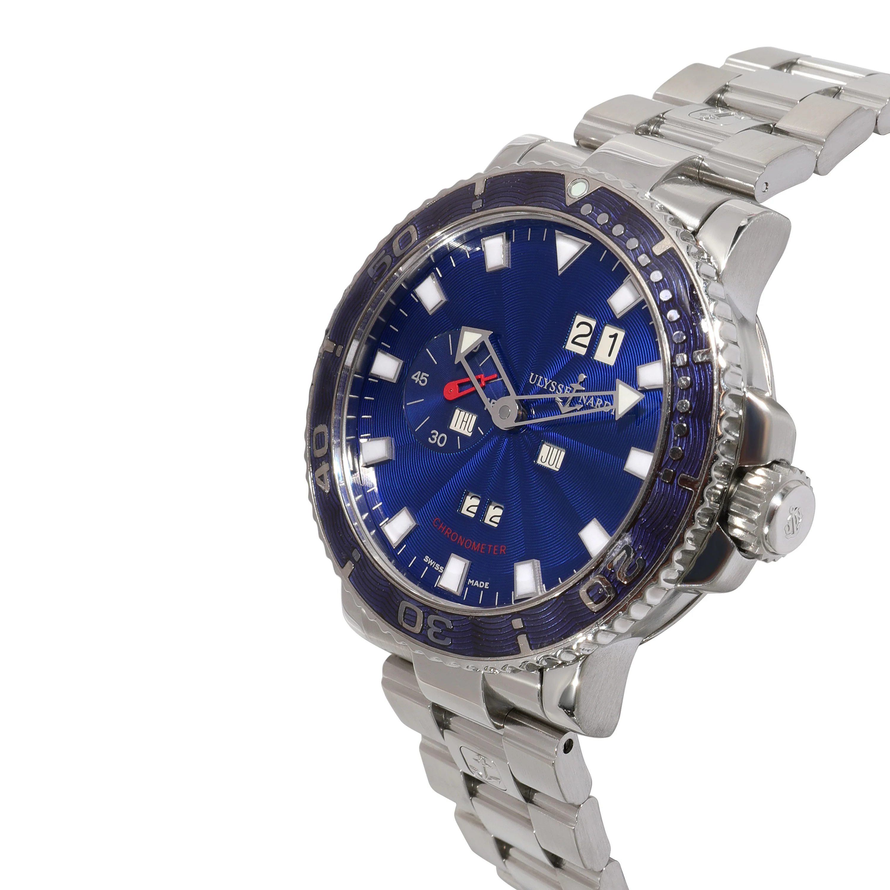 Marine Aqua Perpetual 333-77 Mens Watch in  Stainless Steel - Image 3
