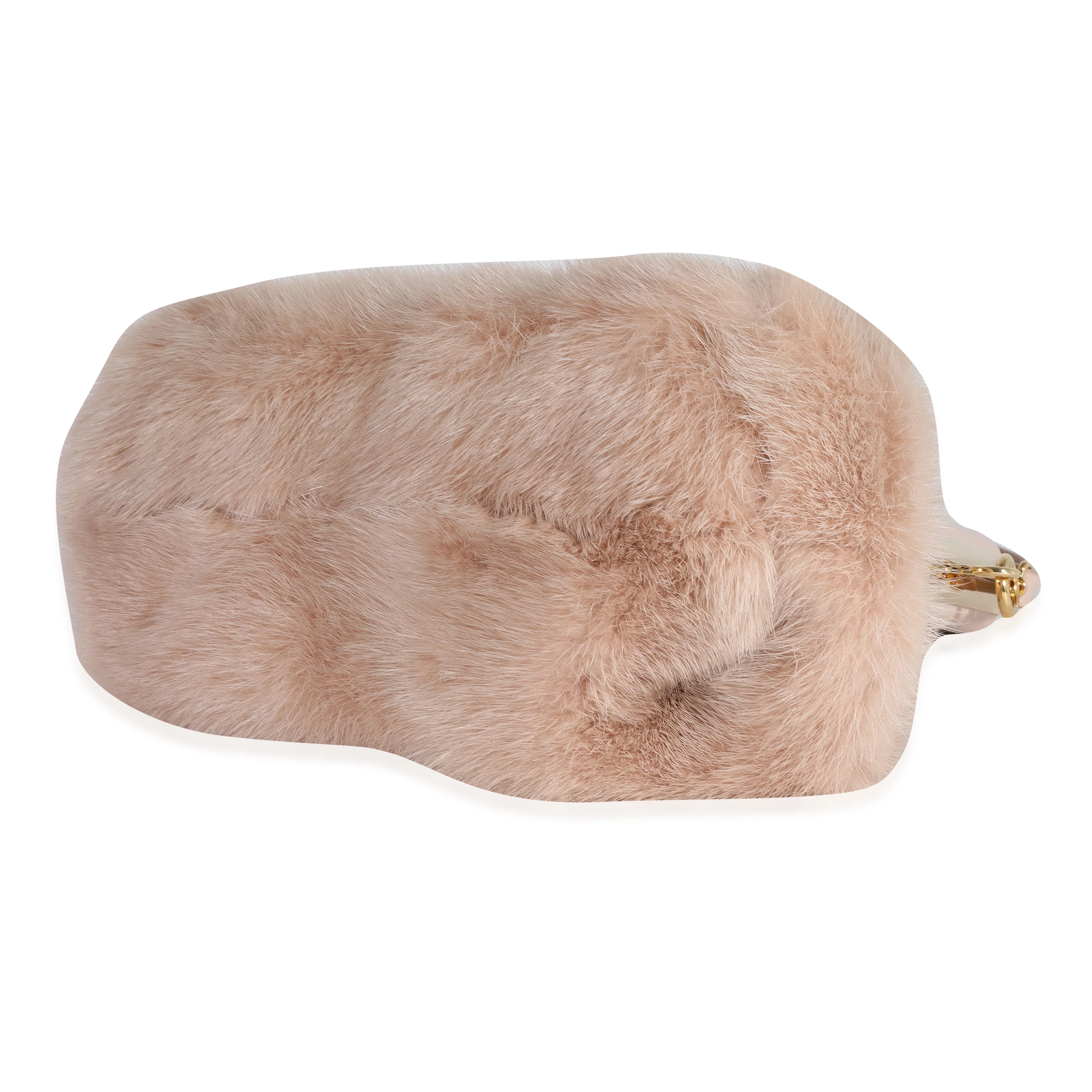 Blush Mink & Leather Small First Bag - Image 7
