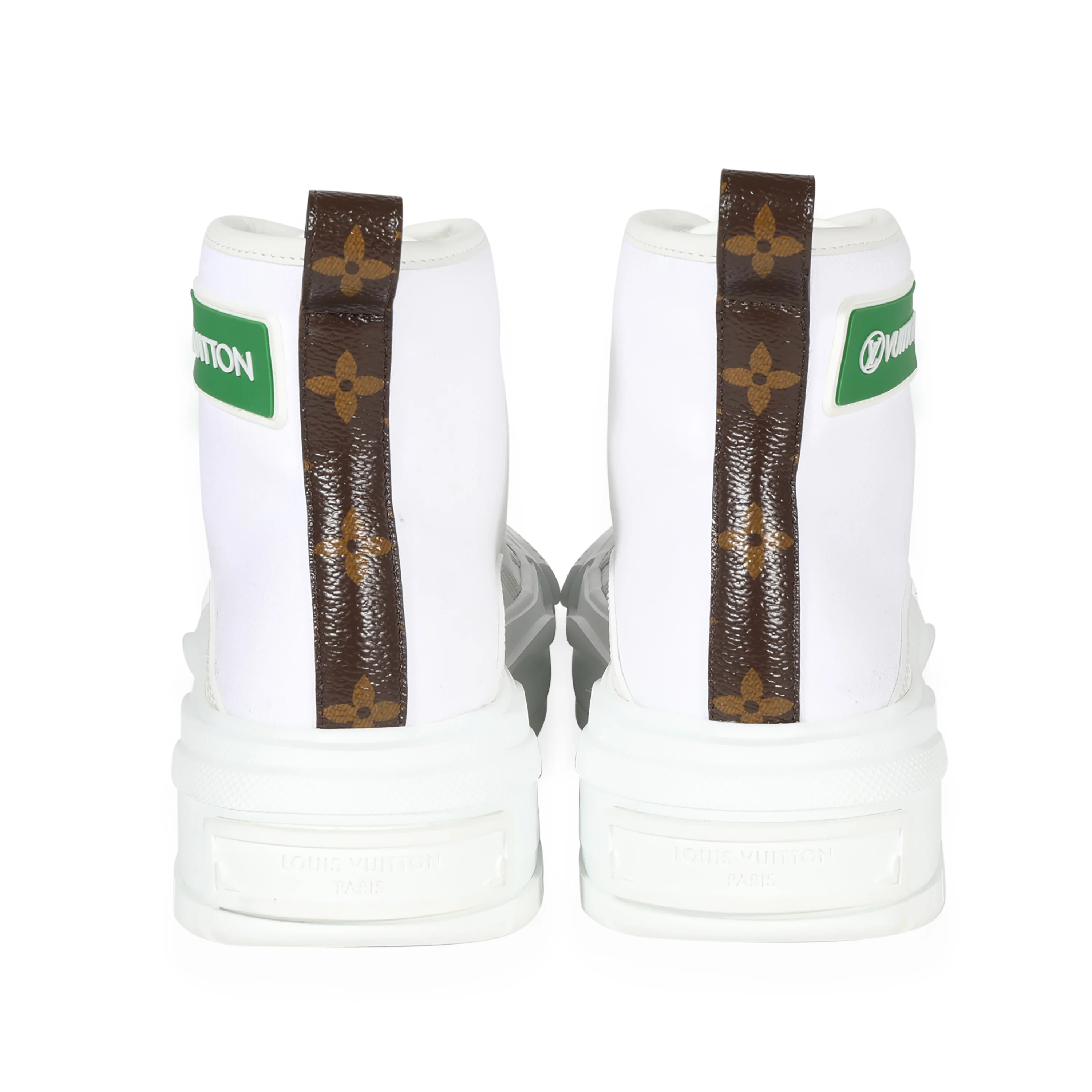 Squad Sneaker Boot White Green - Image 3