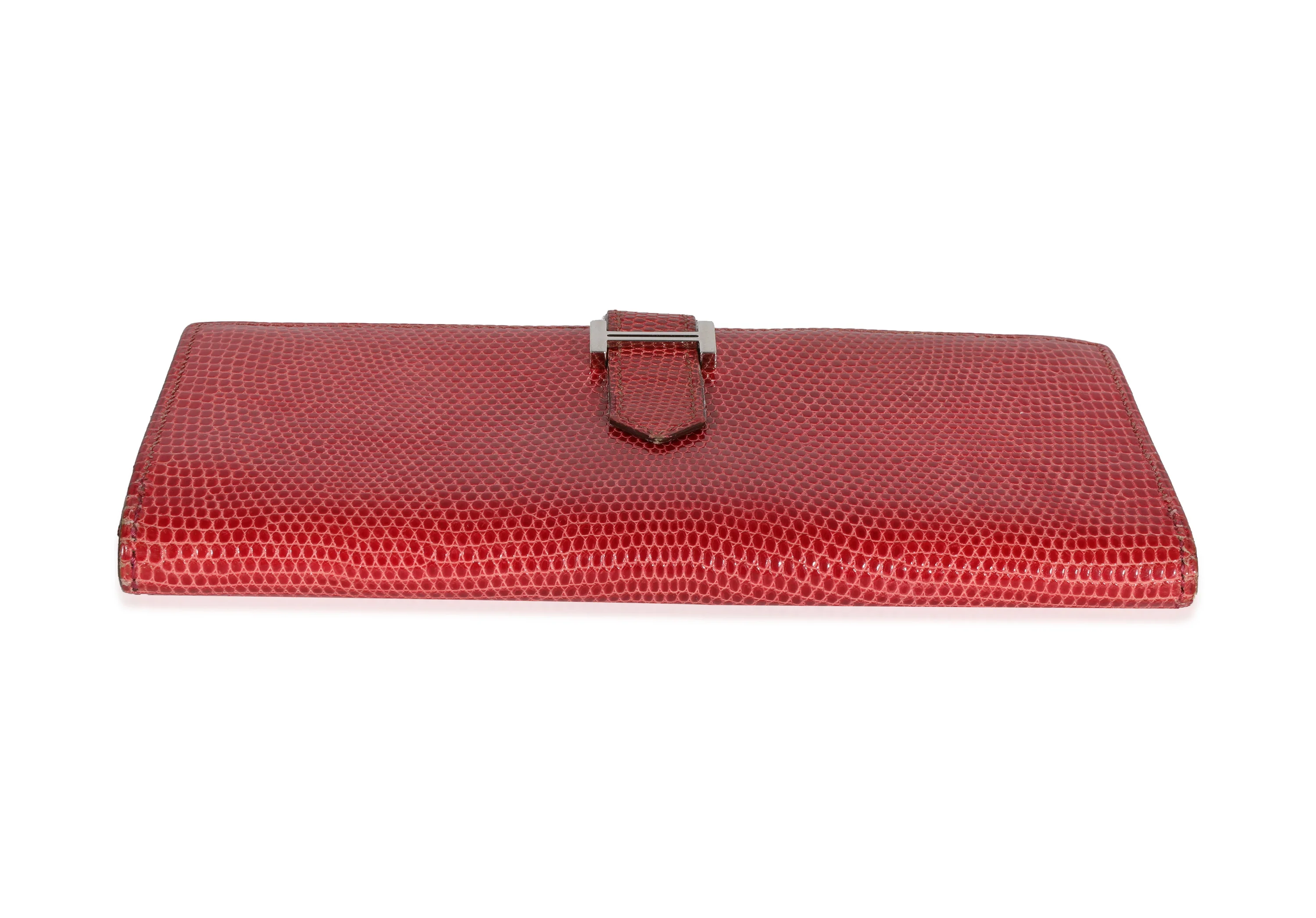 Fuchsia Lizard Classic Bearn Wallet PHW - Image 6