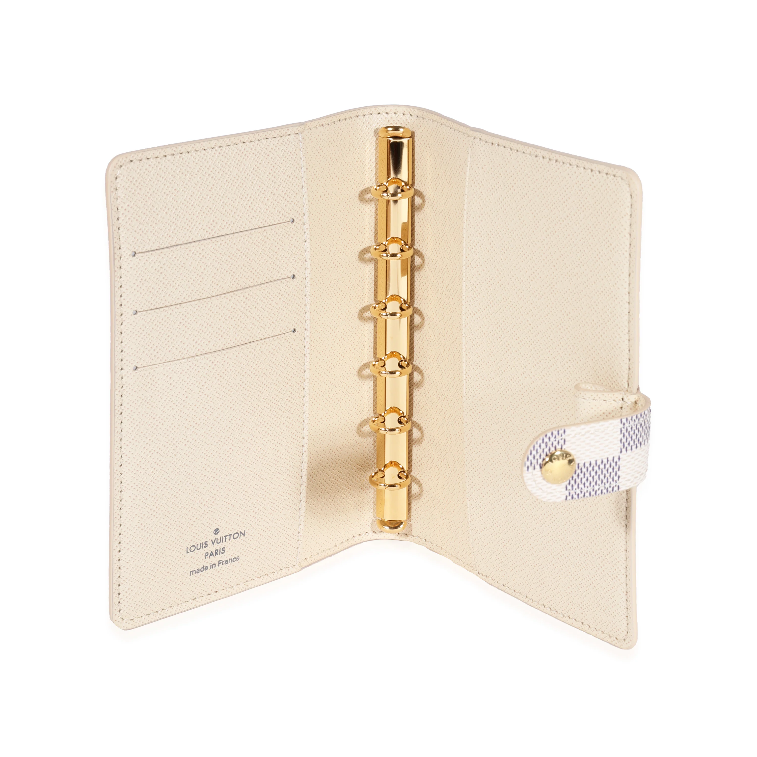 Louis Vuitton Damier Azur Small Ring Agenda - Image 4