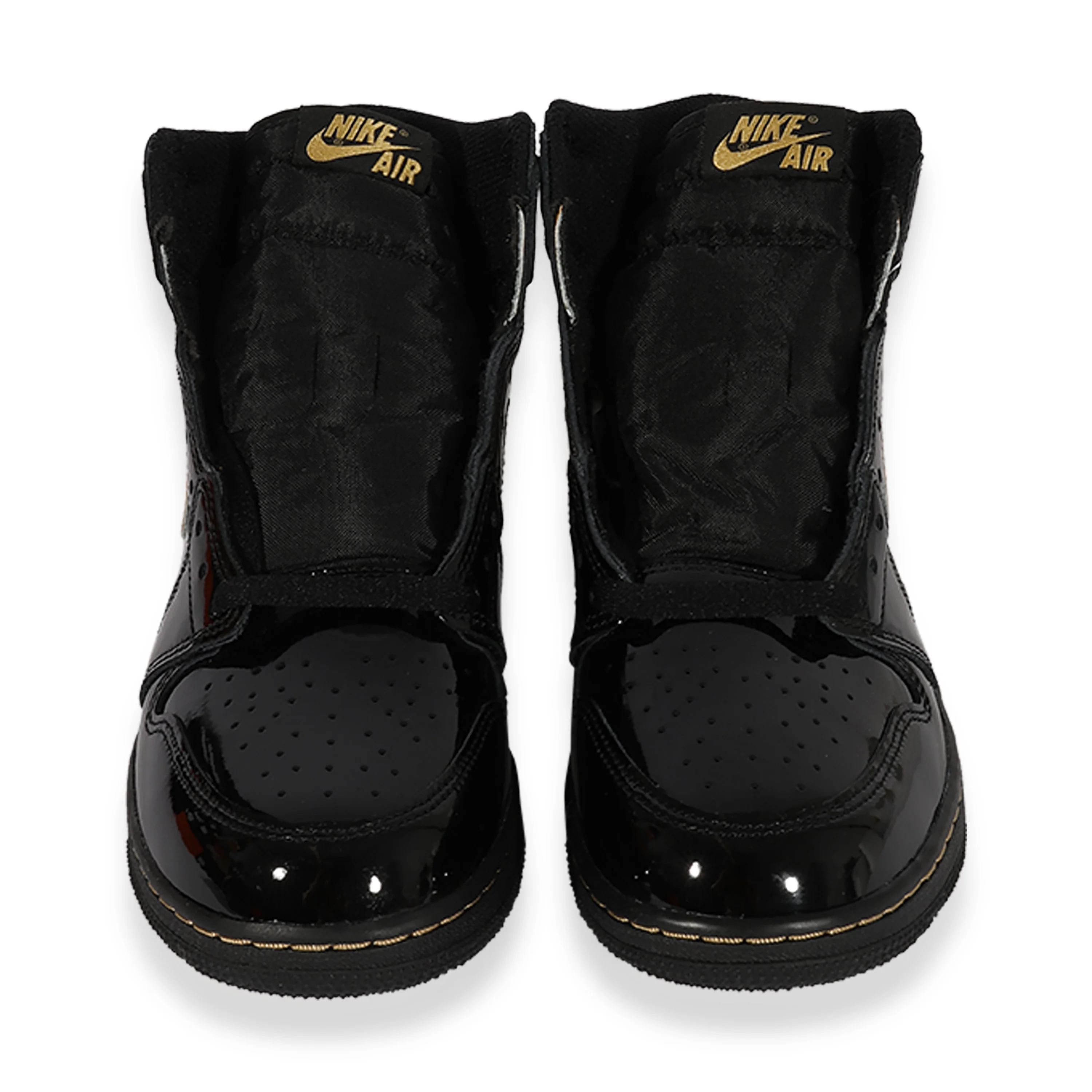 Air Jordan 1 Retro High OG GS Black Metallic Gold - Image 2