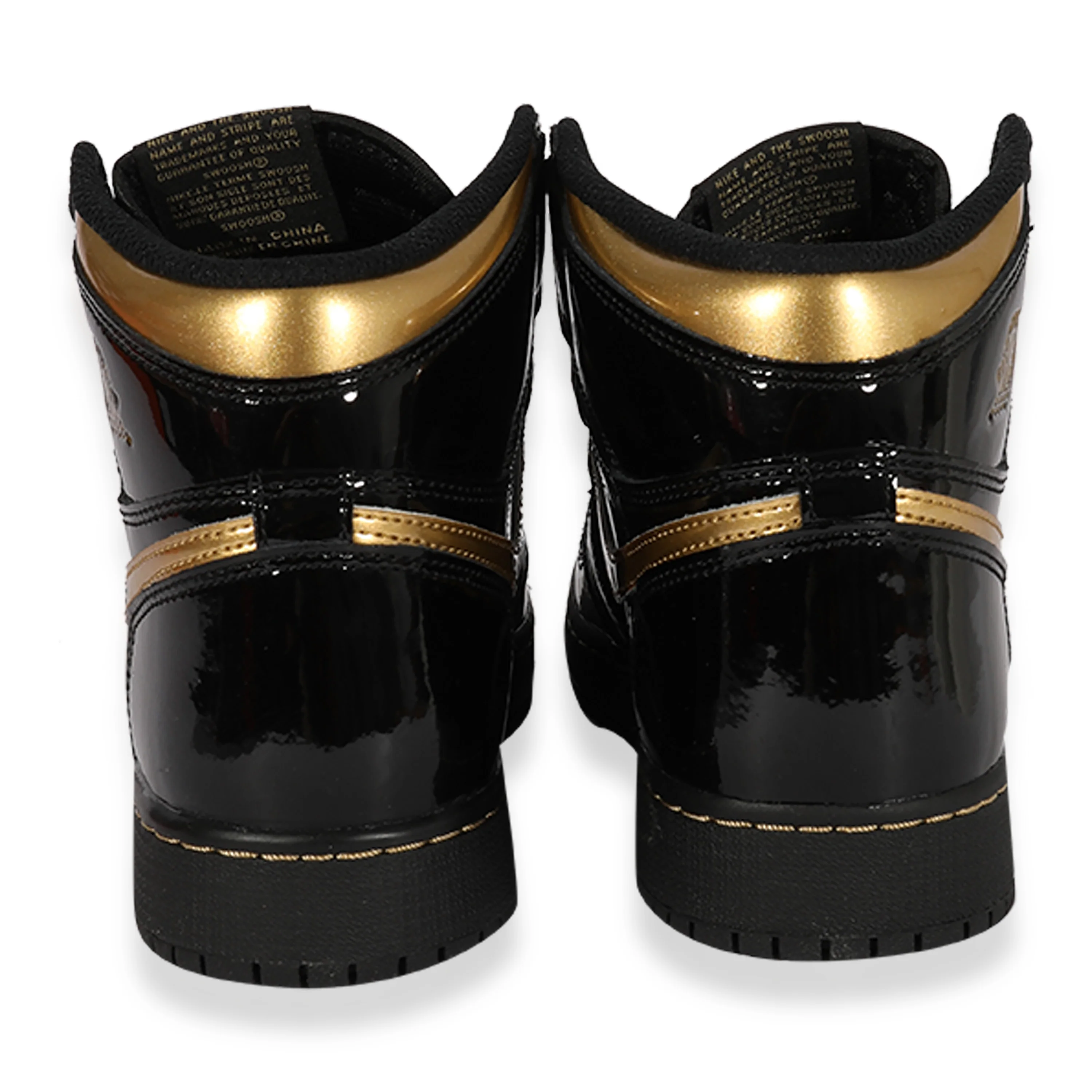 Air Jordan 1 Retro High OG GS Black Metallic Gold - Image 3