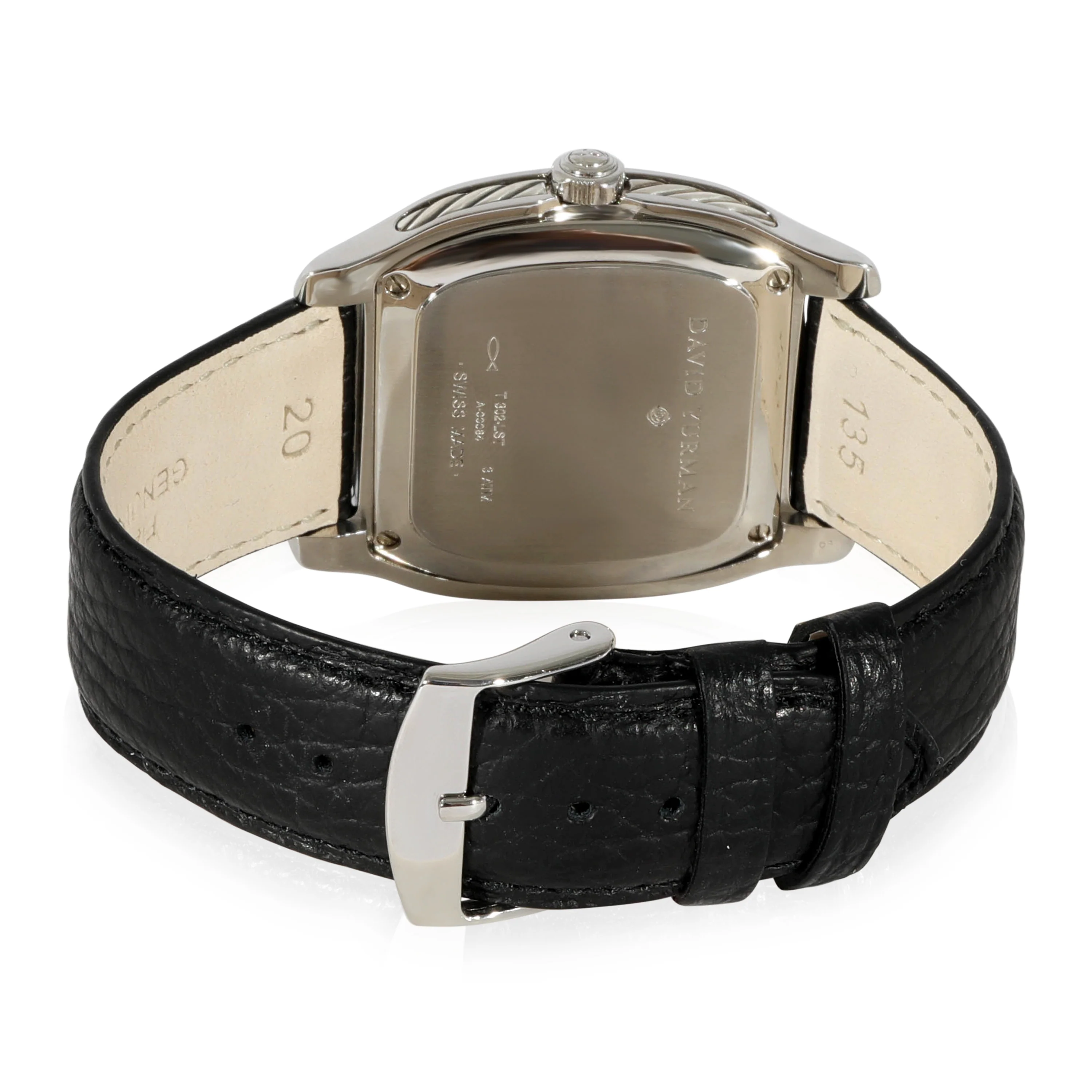 David Yurman Thoroughbred T-302-LST Mens Watch in SS+Sterling Silver - Image 4