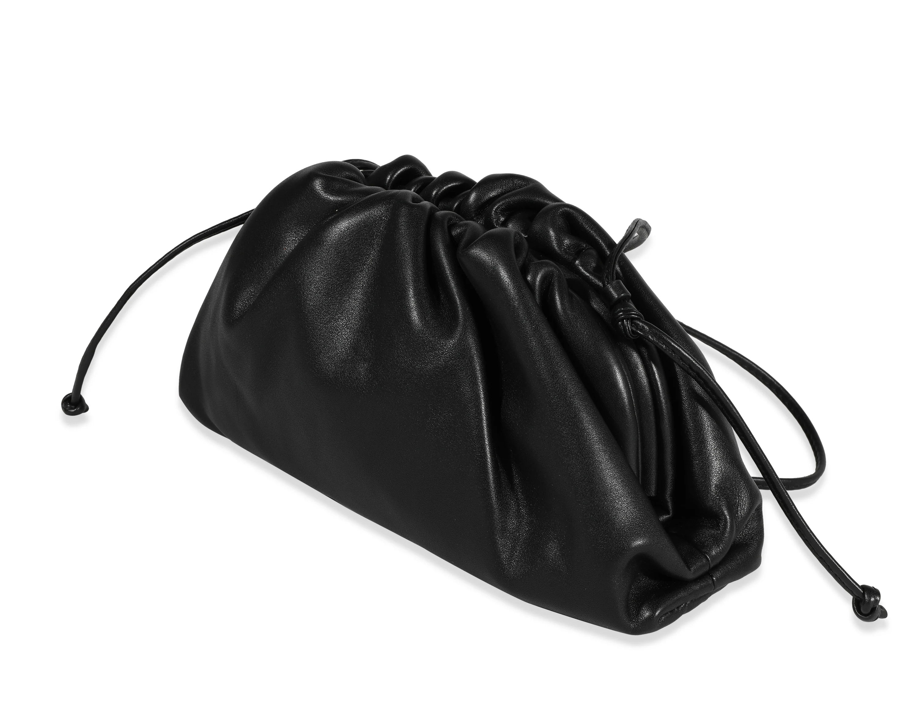 Bottega Veneta Black Smooth Calfskin Mini Pouch - Image 2
