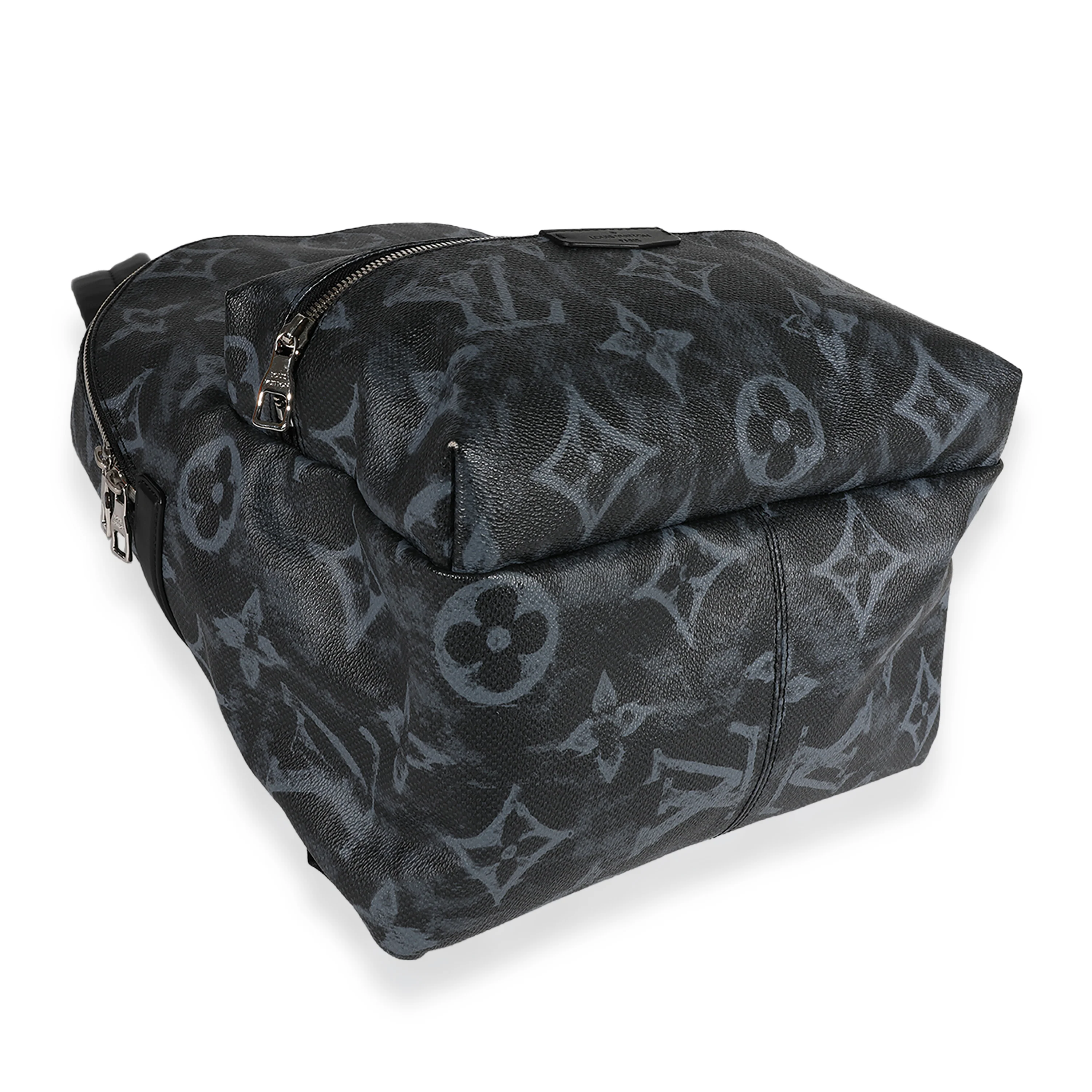 Louis Vuitton Black & Blue Monogram Pastel Discovery Backpack - Image 5