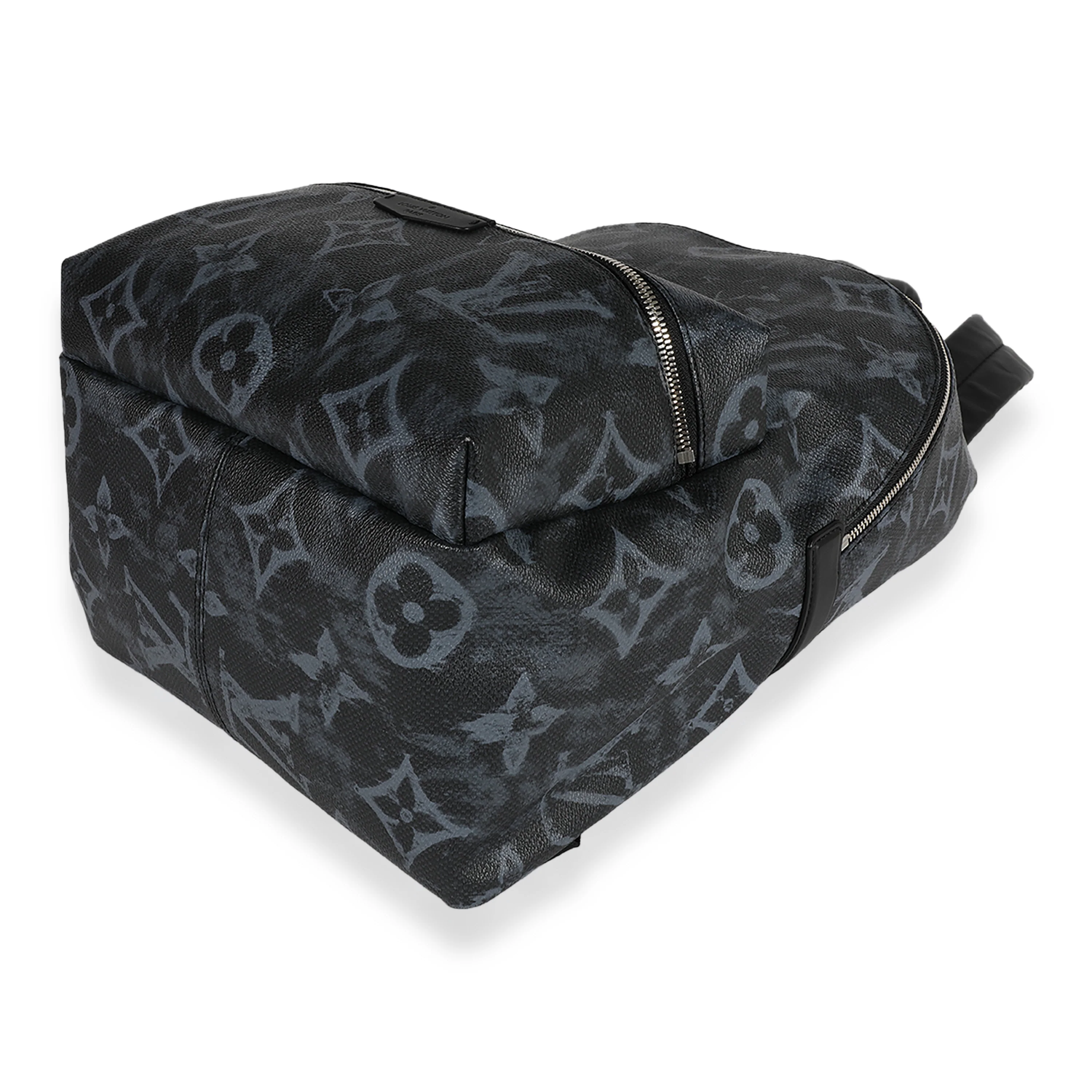 Louis Vuitton Black & Blue Monogram Pastel Discovery Backpack - Image 6