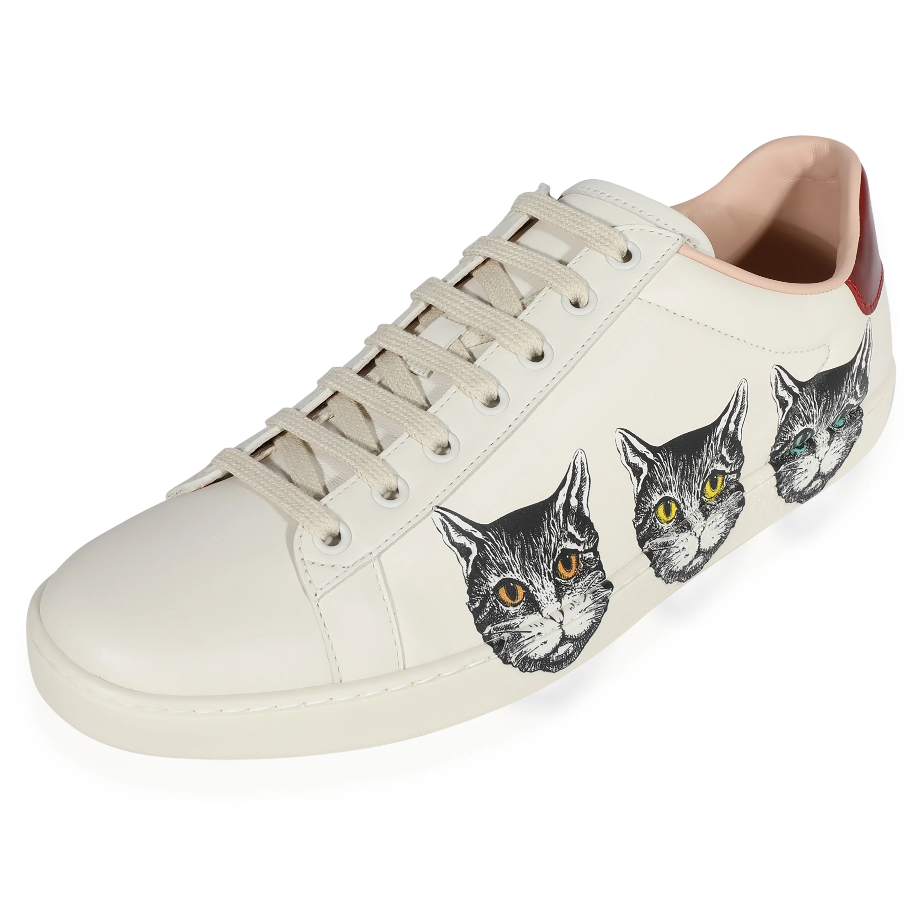 White Calfskin Mystic White Ace Sneakers 42 - Image 2