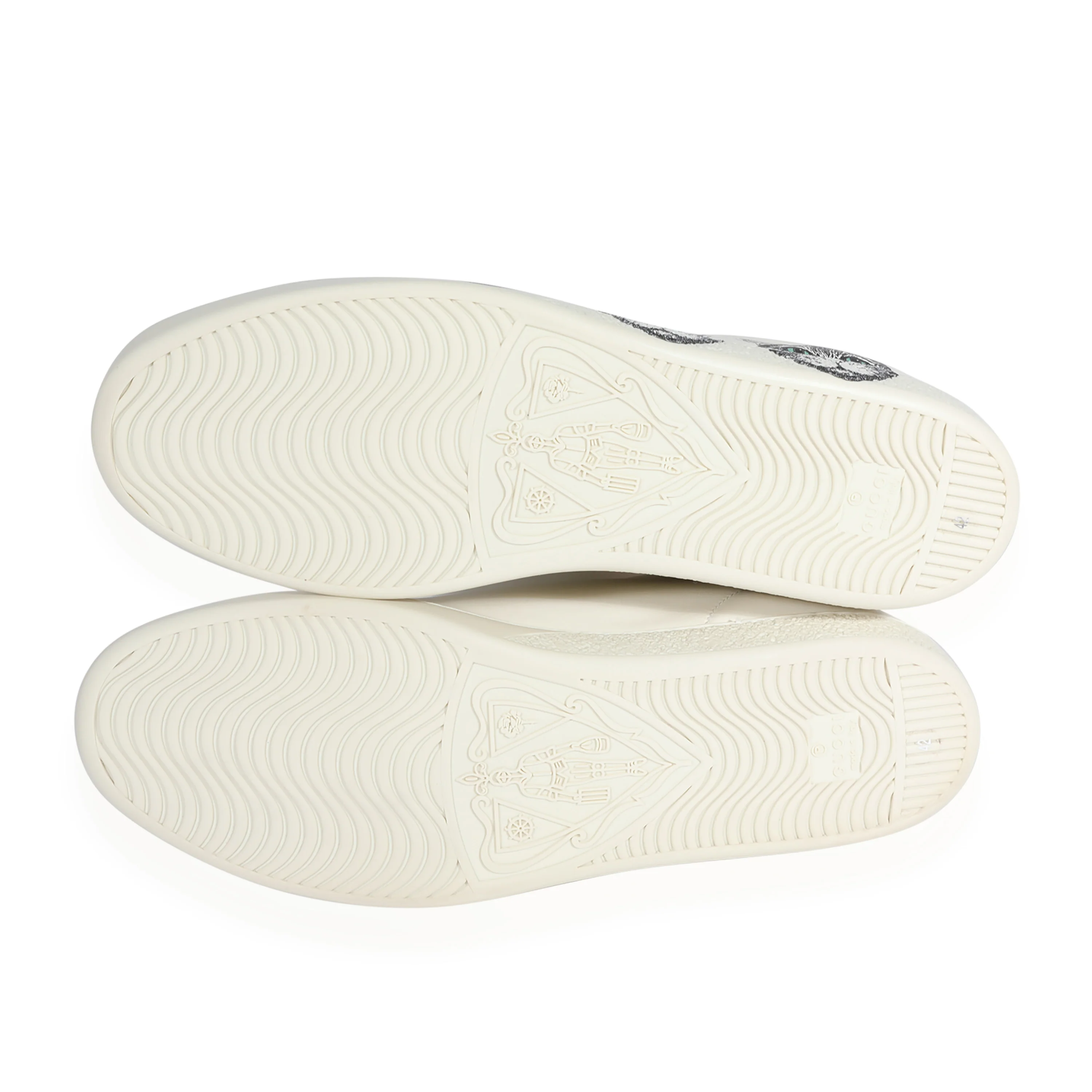 White Calfskin Mystic White Ace Sneakers 42 - Image 5