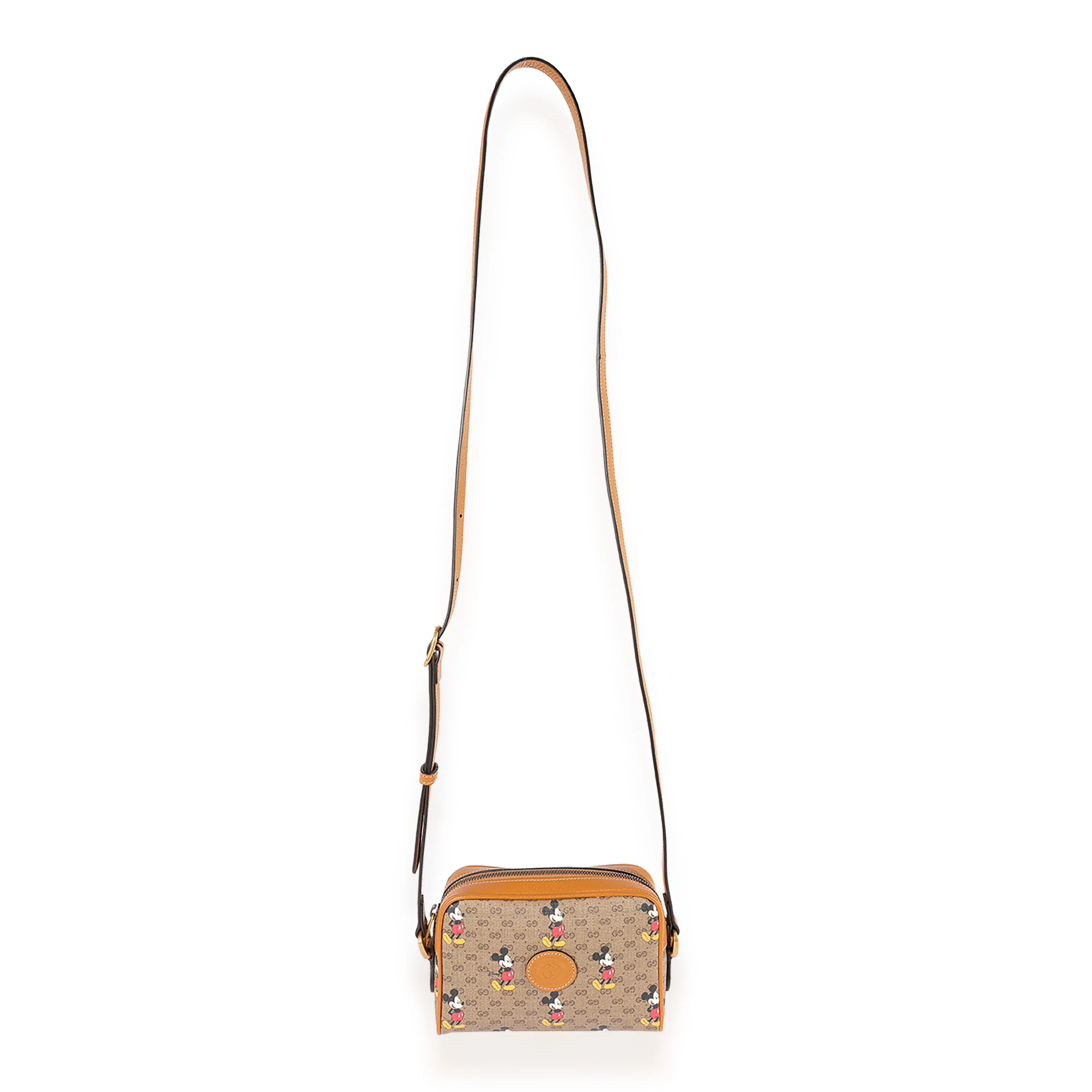 Gucci x Disney Vintage GG Supreme Mickey Mouse Shoulder Bag - Image 8