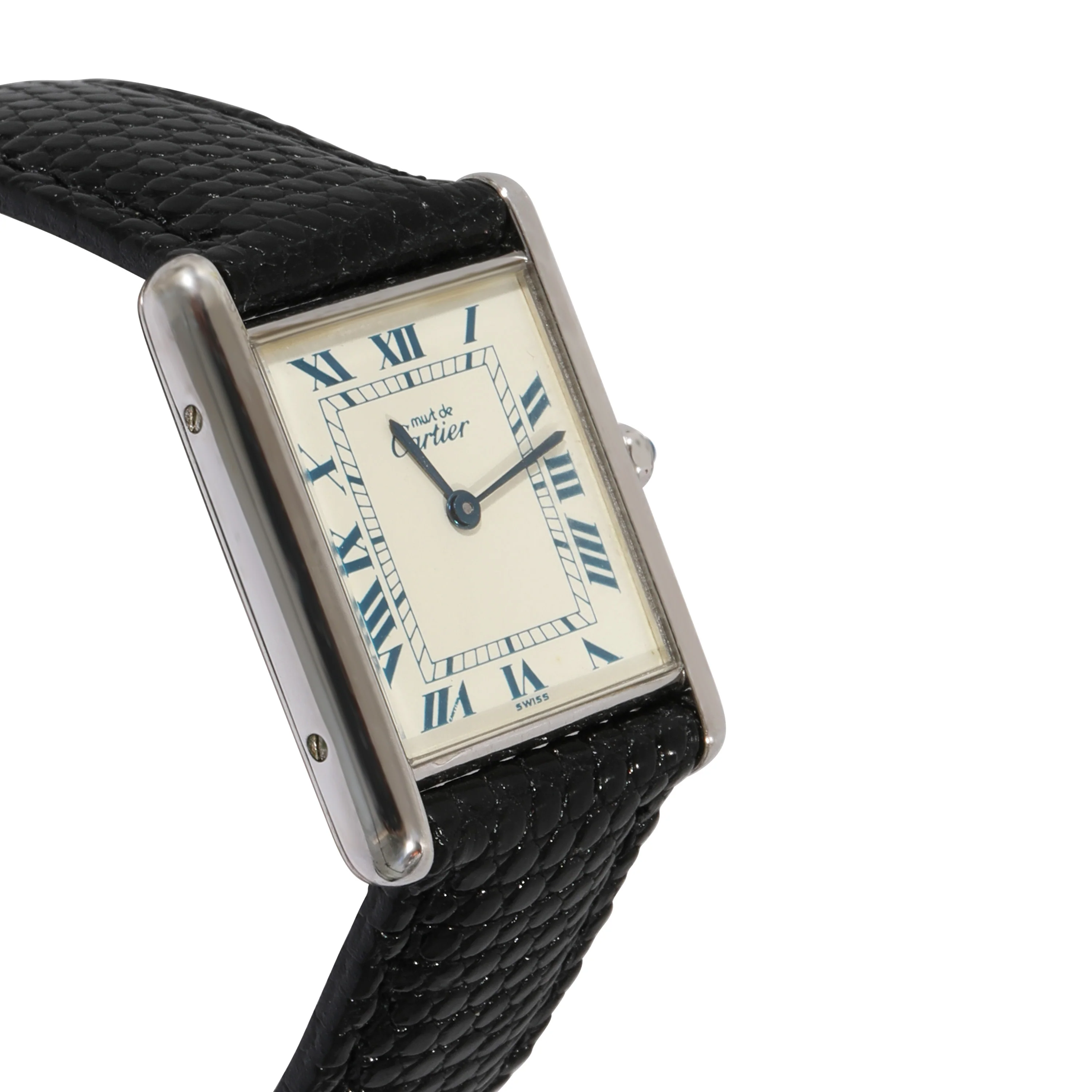 Cartier Tank 661006 Womens Watch in Sterling Silver - Image 2