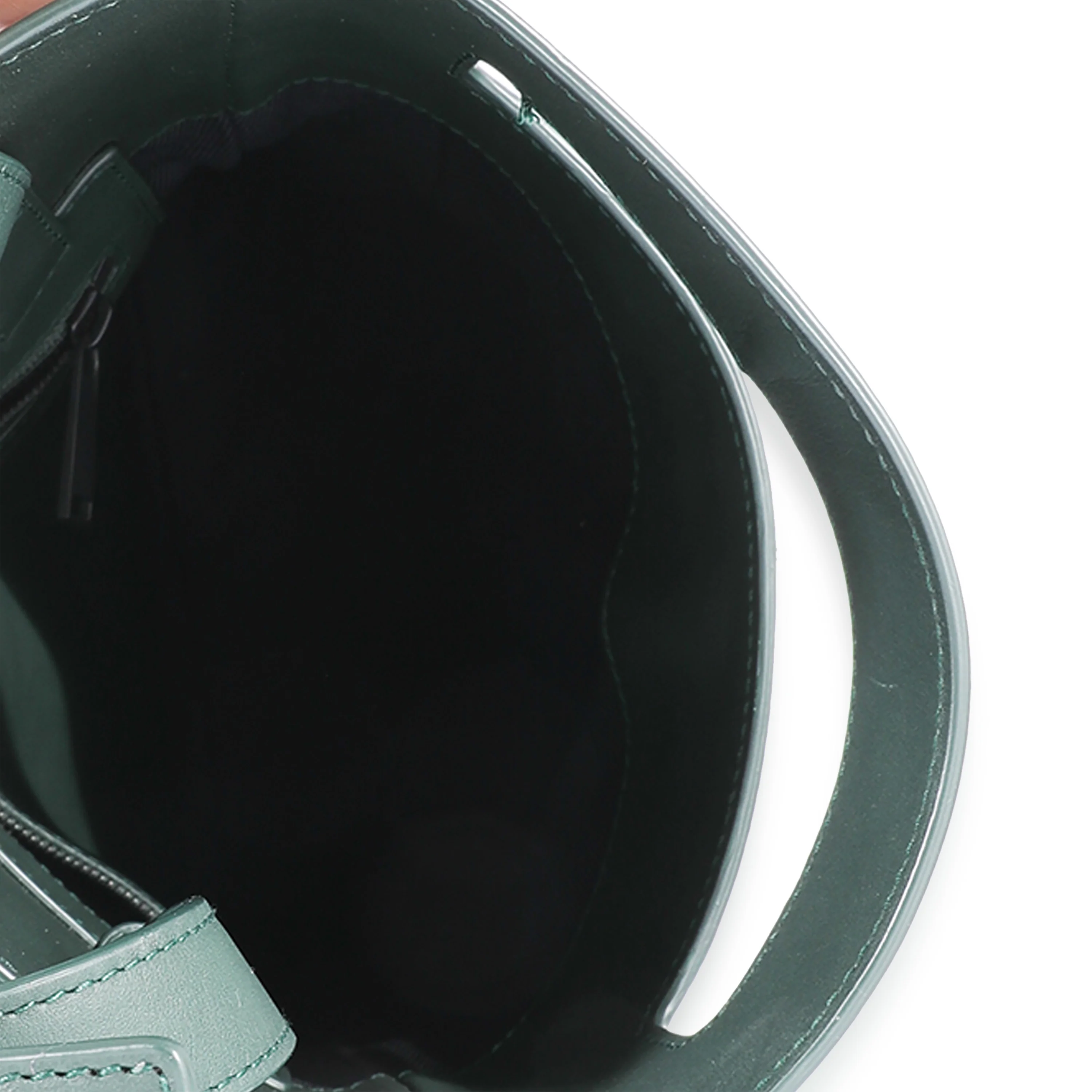 Bottega Veneta Dark Green Intrecciato Leather Flat Crossbody - Image 5