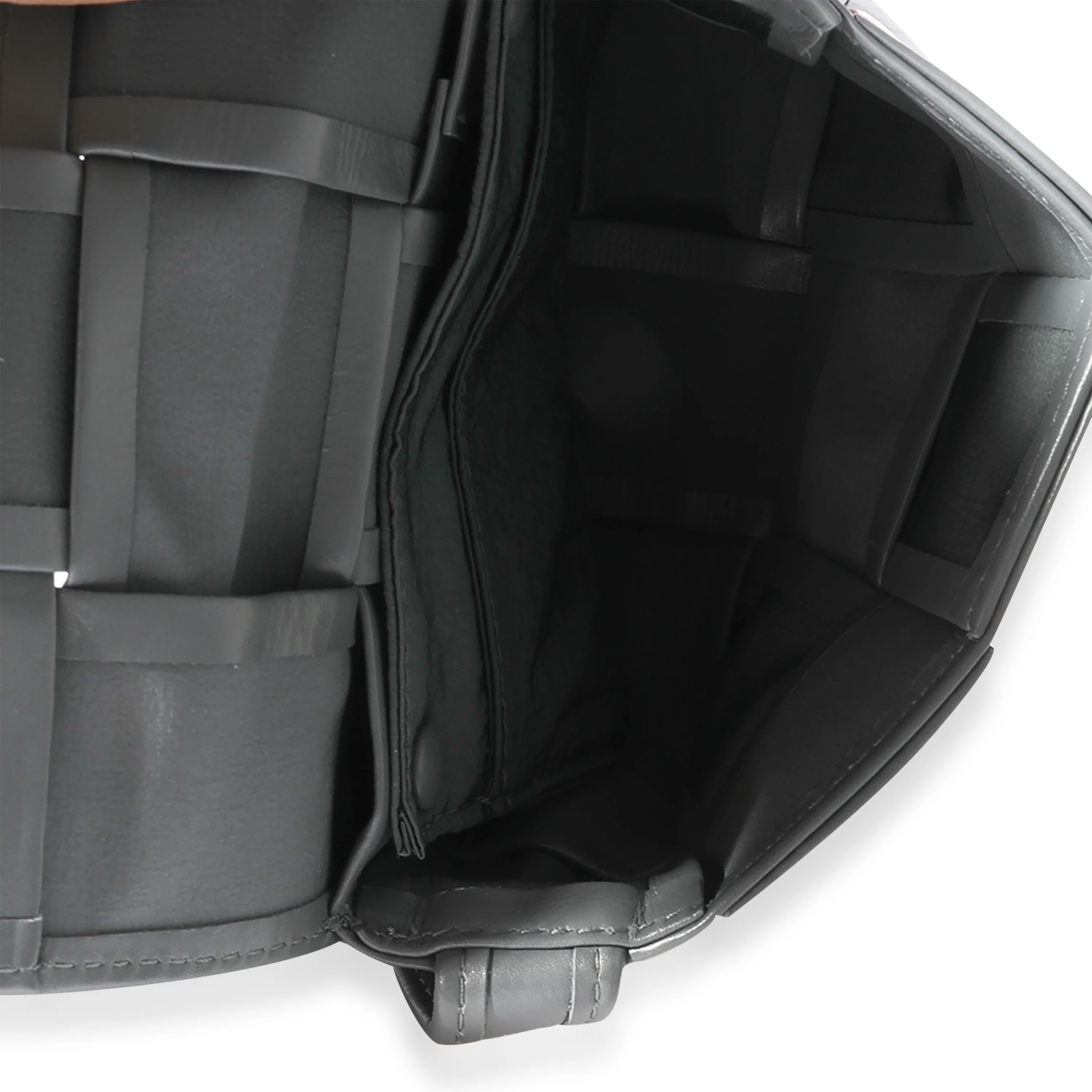 Bottega Veneta Grey Intrecciato Calfskin Mini Paper Cassette Bag - Image 5